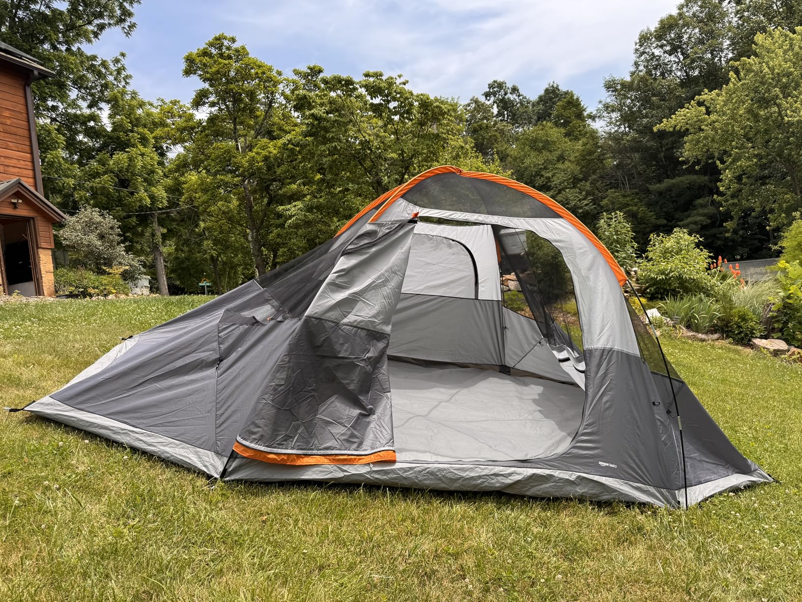 Amazon Basics Camping Tent, 3-Season Dome Design with Rainfly, 4 Person customer photo 1