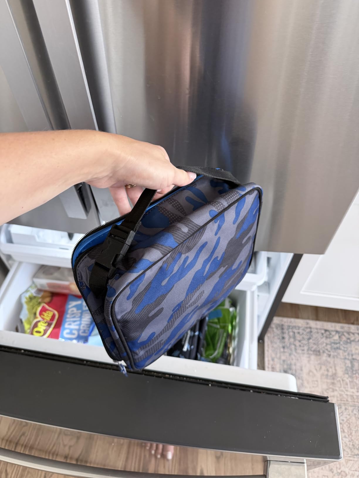PackIt Freezable Classic Lunch Box, Black | Built-in ice packs, EcoFreeze+ Technology, Zip Closure customer photo 1