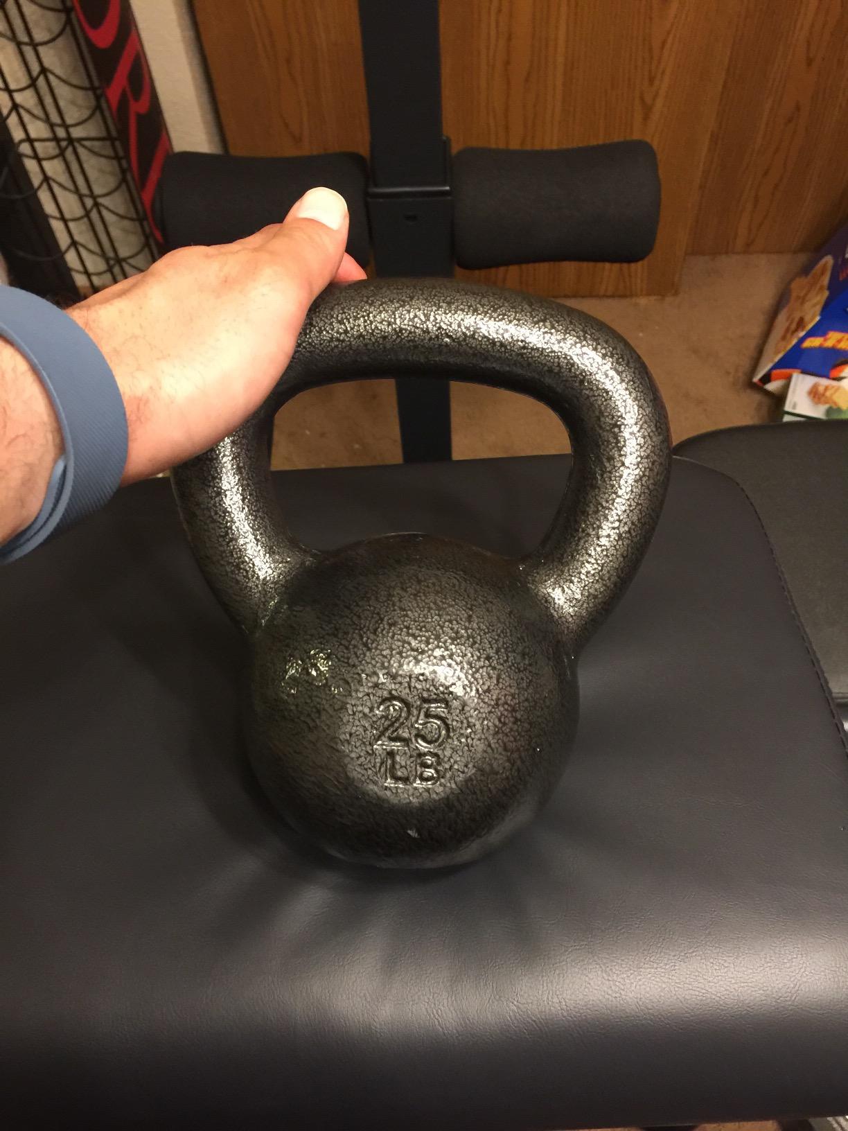 CAP Barbell Cast Iron Kettlebell - Singles and Sets, Multiple Weight Choices (35 LB) customer photo 1