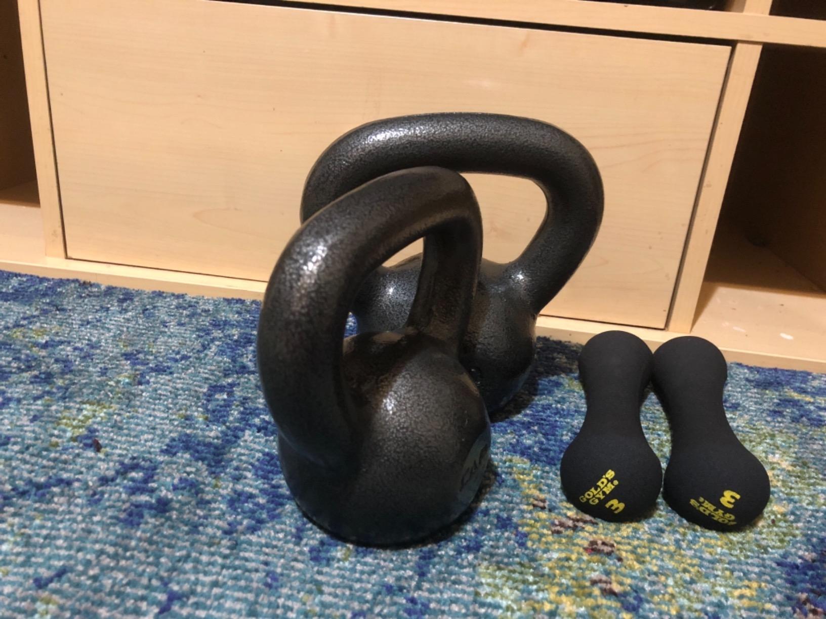 CAP Barbell Cast Iron Kettlebell - Singles and Sets, Multiple Weight Choices (35 LB) customer photo 2