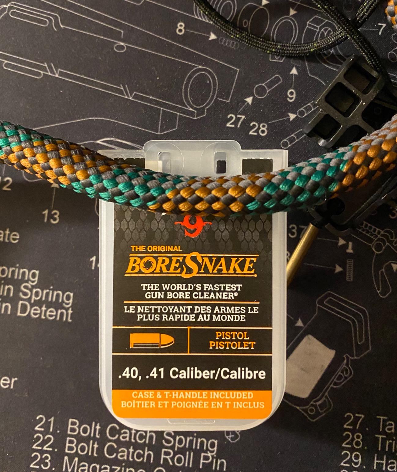 Hoppe's, Boresnake® with Den and T-Handle, Pistol Cleaner customer photo 1