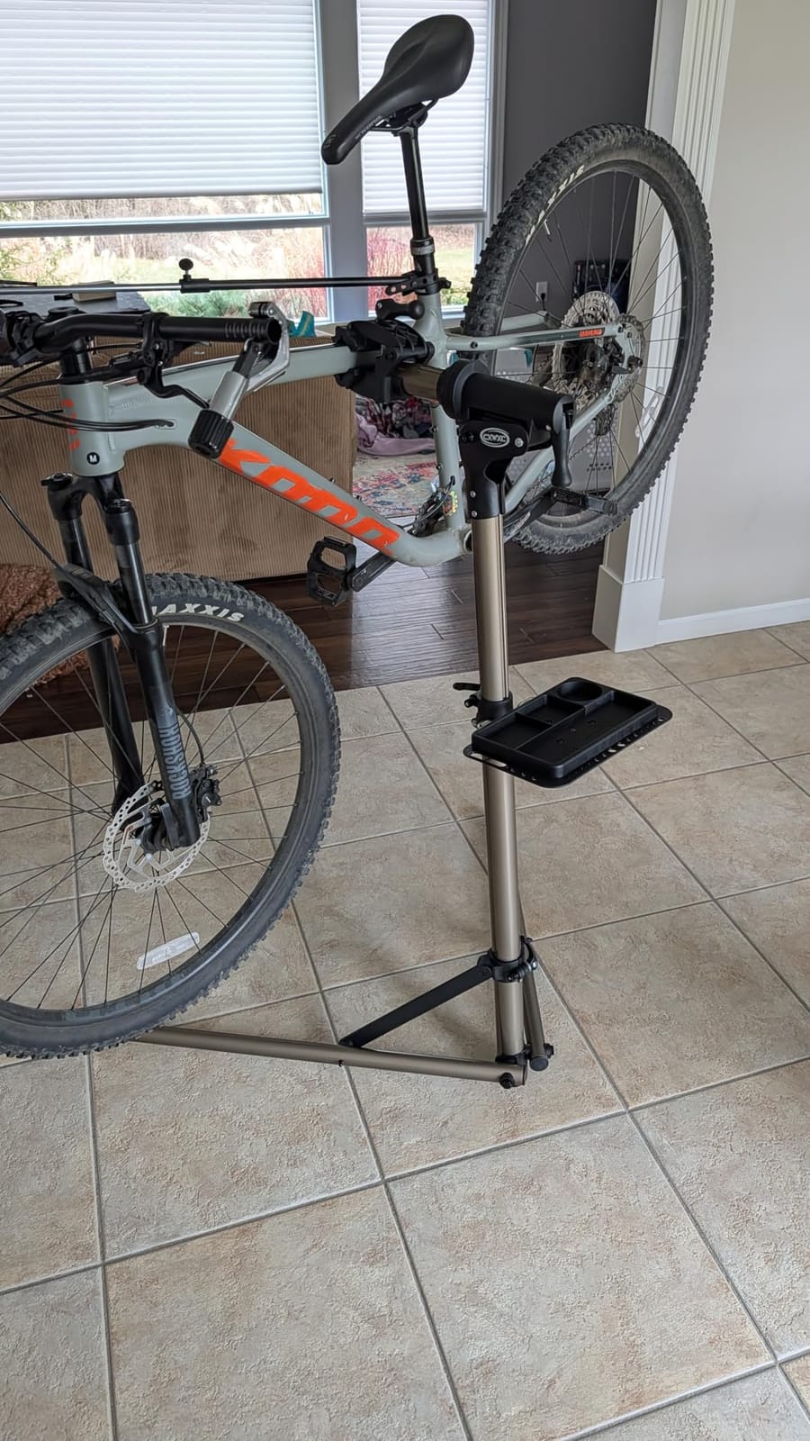CXWXC Bike Repair Stand - Shop Home Bicycle Mechanic Maintenance Rack customer photo 1