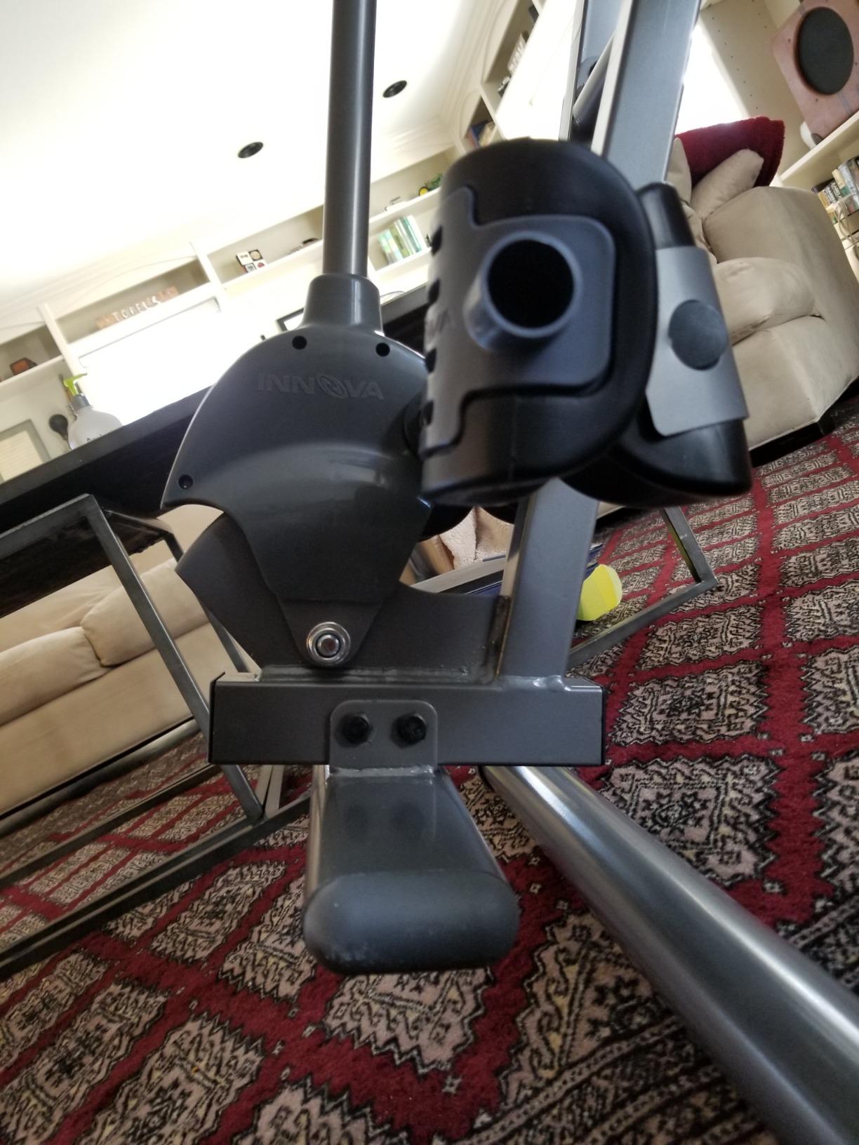 Innova ITX9900 Inversion Table with Air Lumbar Support, Black/Gray customer photo 2