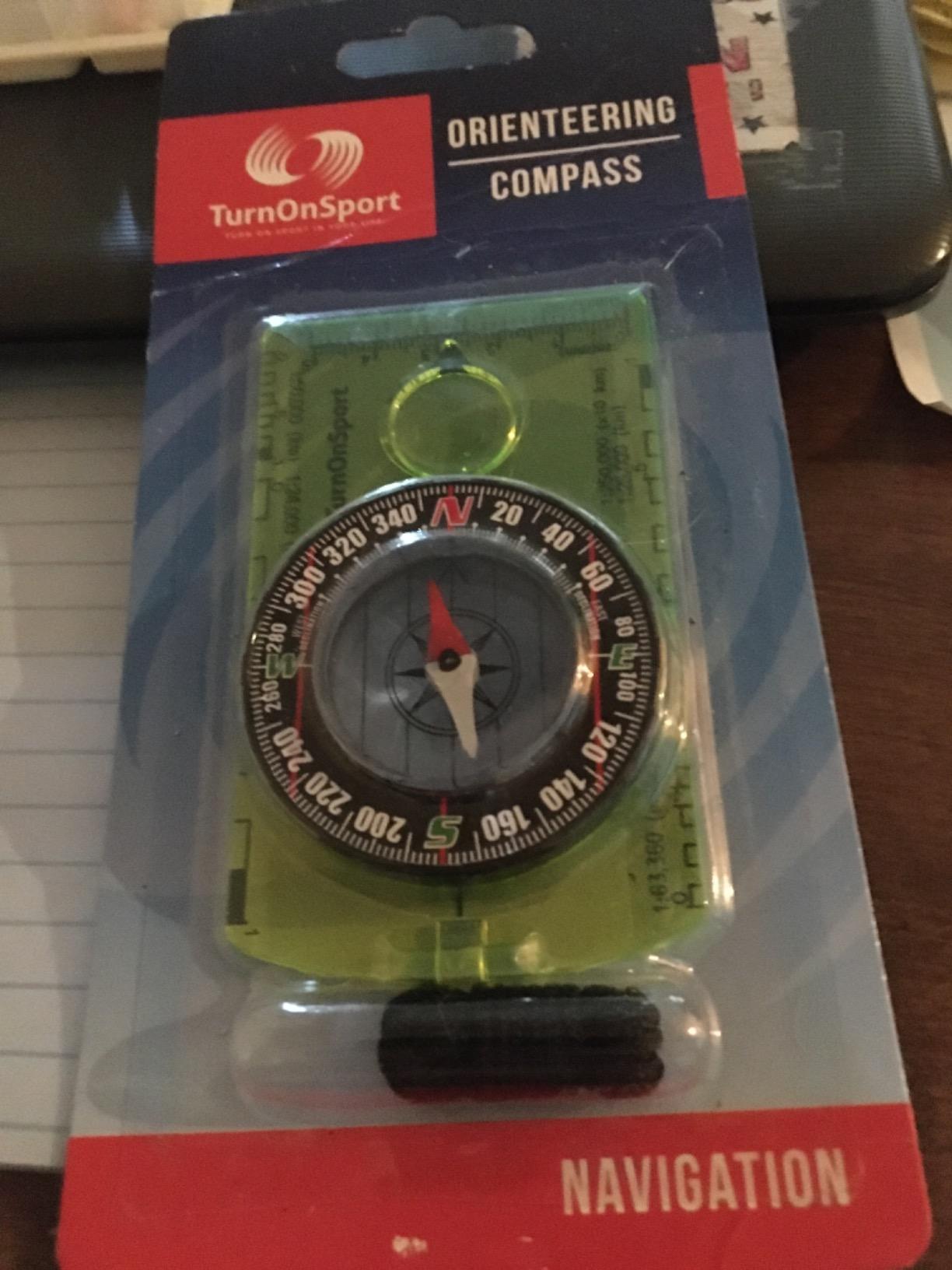 TurnOnSport Orienteering Compass - Advanced Scout Compass for Hiking, Camping, and Backpacking customer photo 2