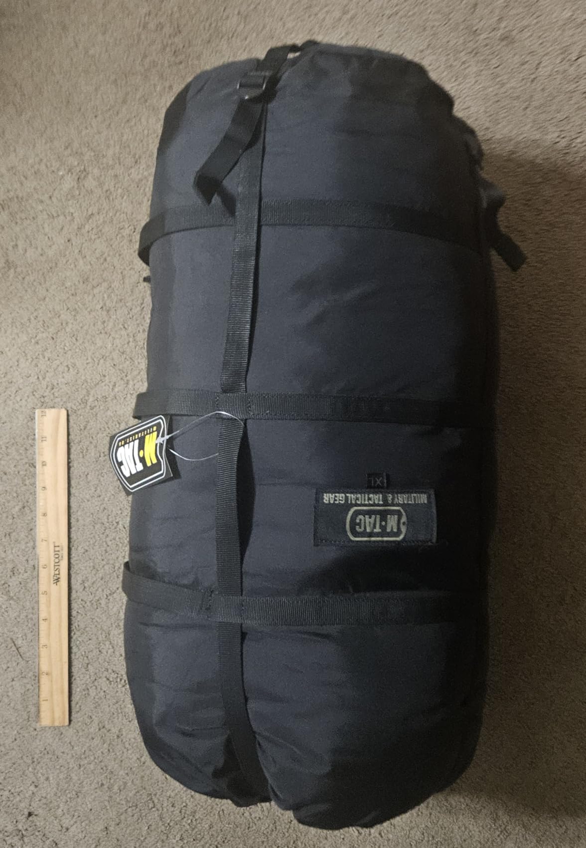 M-Tac Compression Stuff Sack for Sleeping Bag Military Water Resistant Compression Bag Lightweight Nylon Compression Sack for Travel, Camping, Hiking, Outdoor customer photo 2