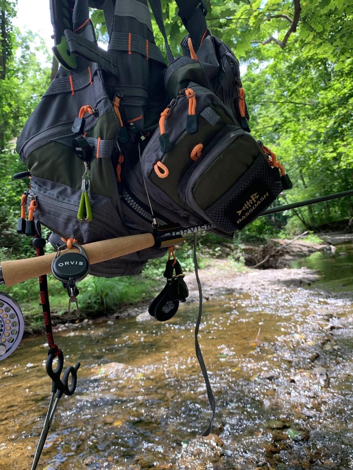 BASSDASH Strap Fishing Vest Adjustable for Men and Women, for Fly Bass Fishing and Outdoor Activities customer photo 1