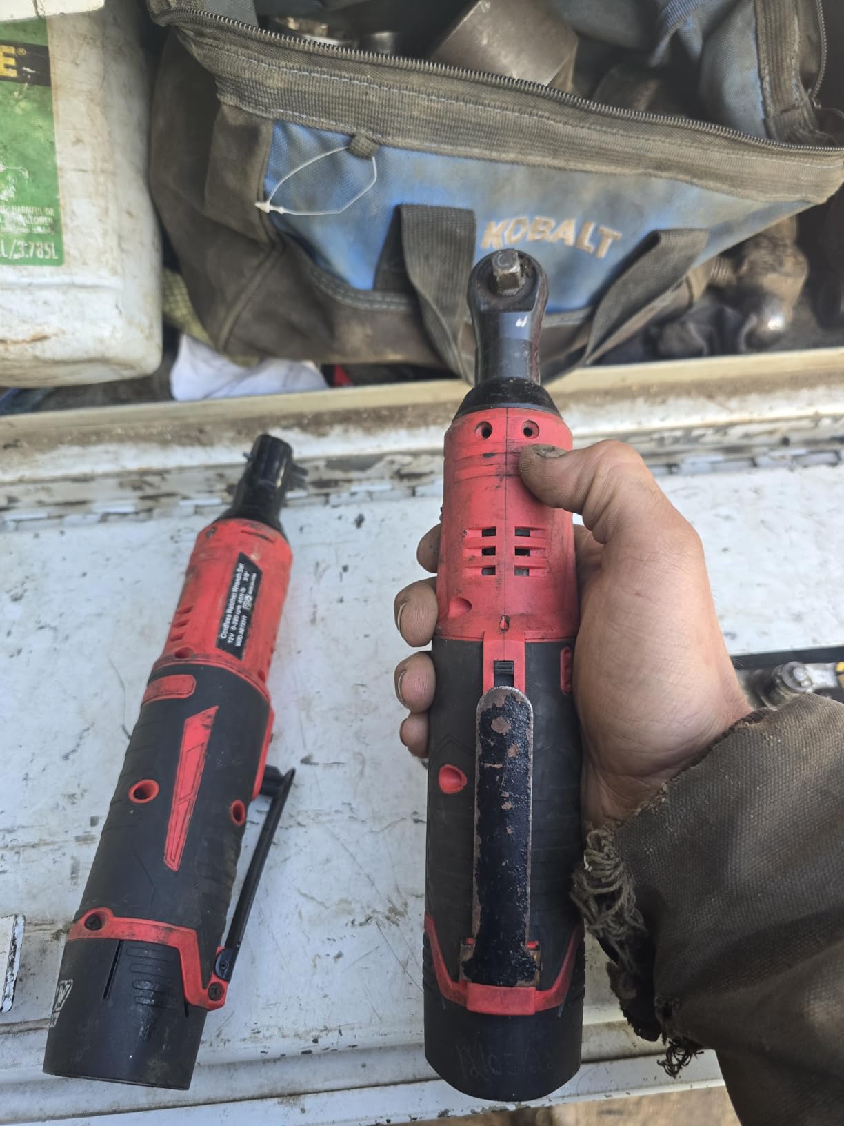 AOBEN Cordless Electric Ratchet Wrench Set, 3/8