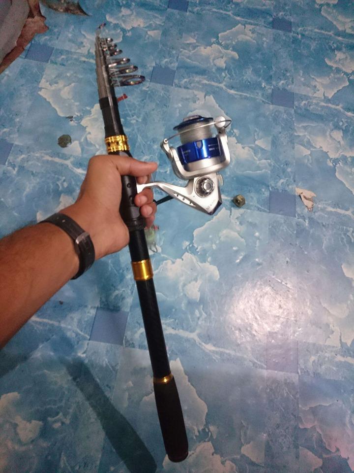 Sougayilang Telescopic Fishing Rod - 24 Ton Carbon Fiber Ultralight, Portable Retractable Handle, CNC Reel Seat, Stainless Steel Guides for Bass, Trout, Salmon, Panfish customer photo 2