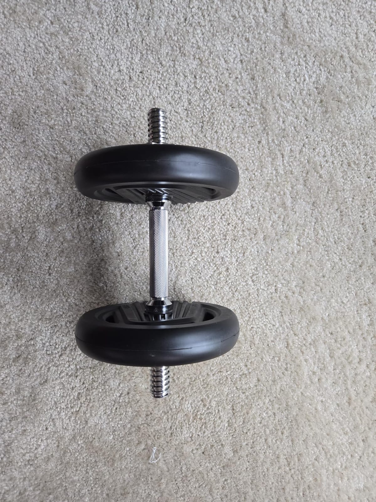 Yes4All Threaded Dumbbell Handles, Adjustable Dumbbell Bar Pair, 14/16/18/24-Inch Sizes, Fits 1