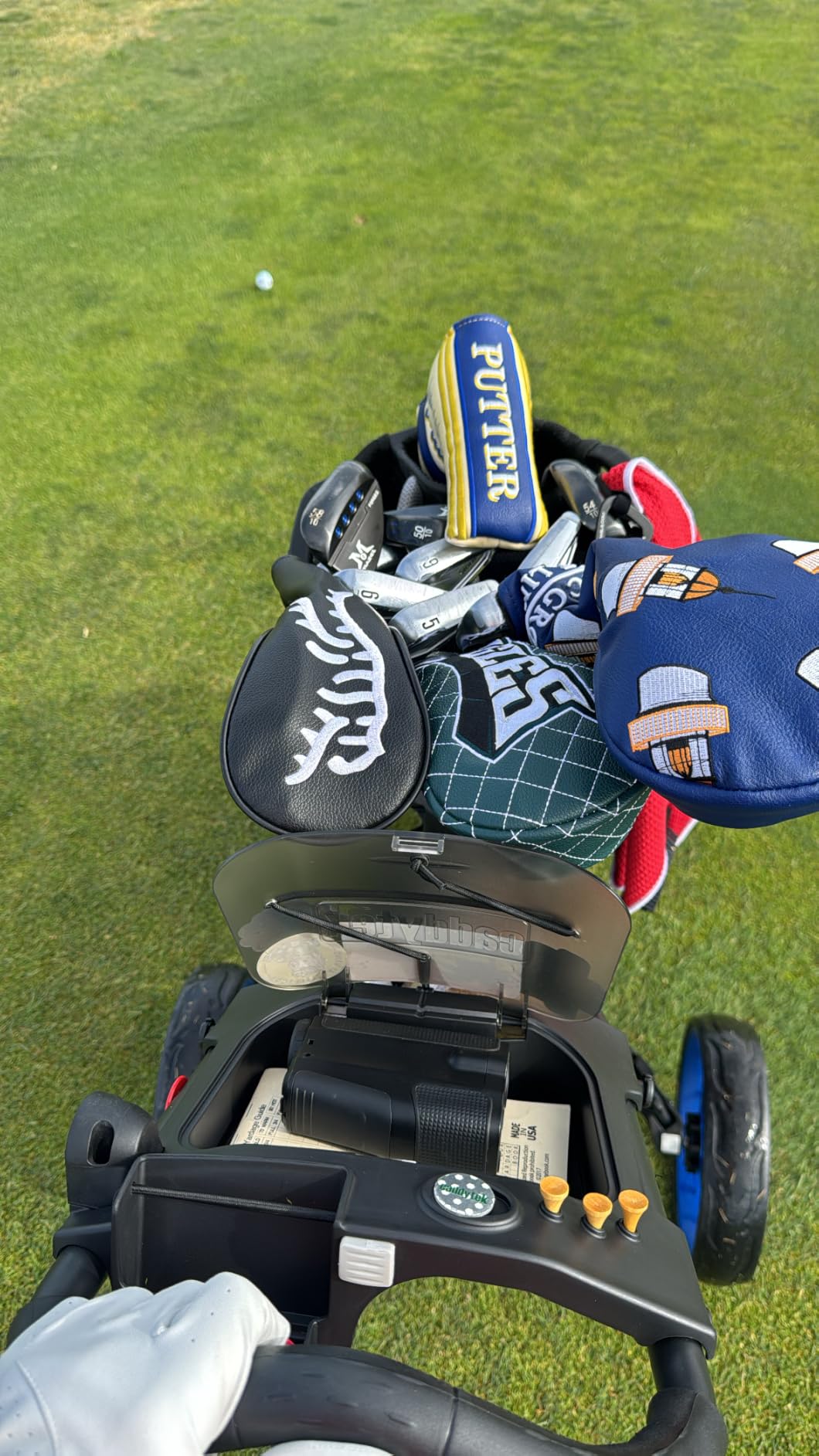 CaddyTek Golf Cruiser One V8 Push Cart customer photo 1