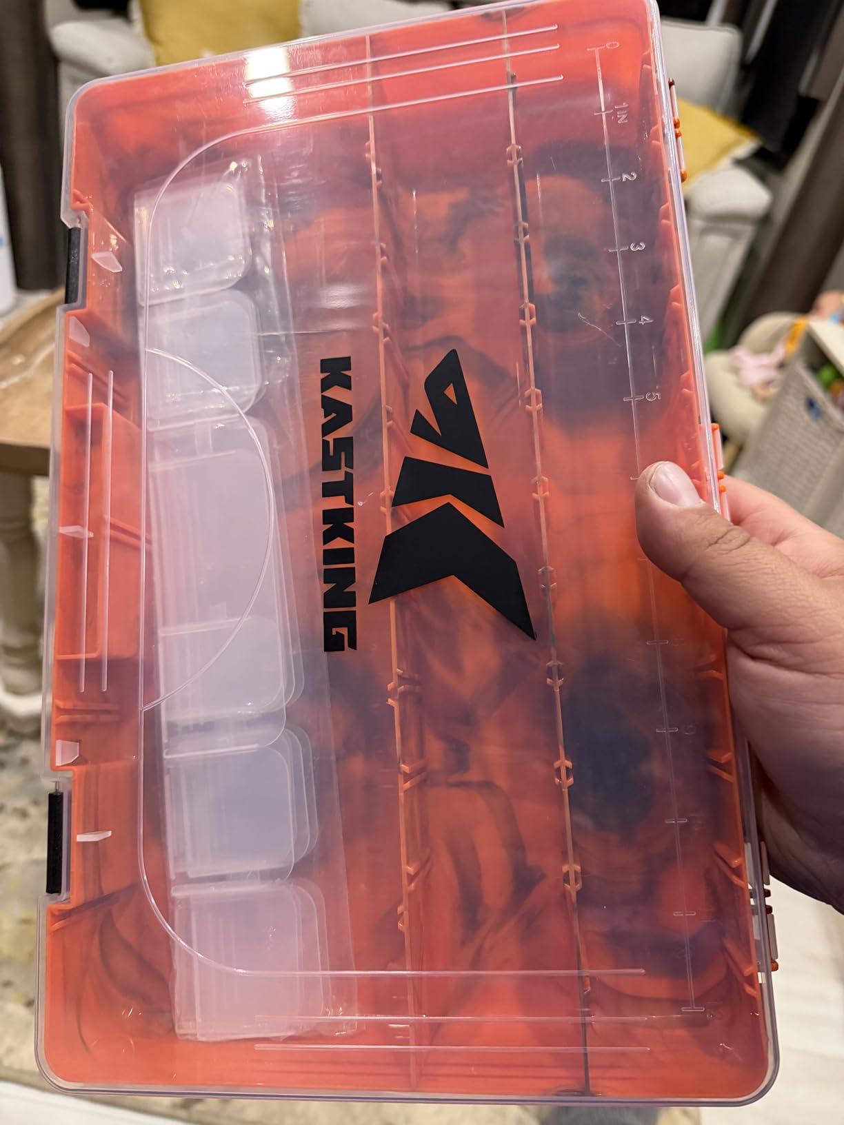KastKing Utility Tackle Boxes, 3600 and 3700 Fishing Tackle Trays | Plastic Storage Organizer Box with Removable Dividers, Durable, Fishing Tackle Storage, Box Organizer customer photo 1