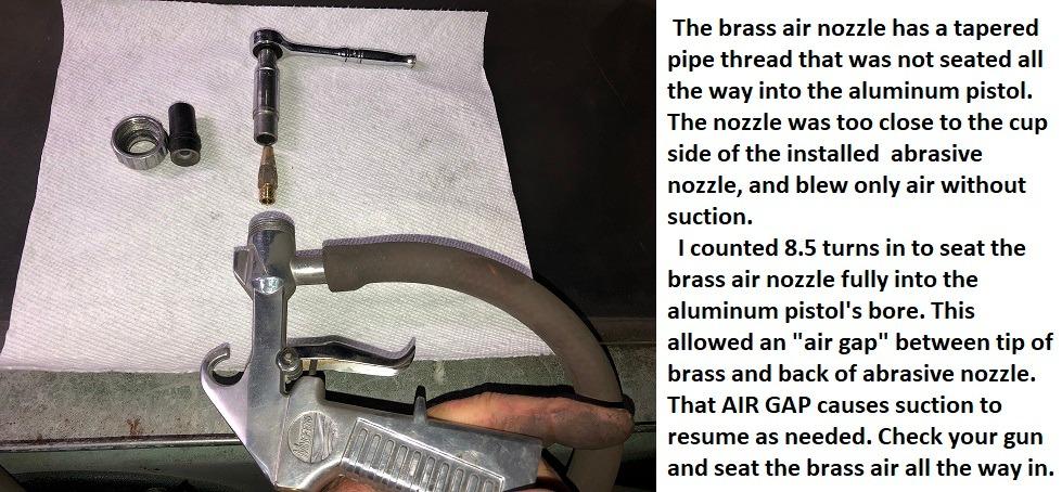 Wogoboo Sandblaster Kit Abrasive Sand Blasting Gun Rust Remove with Air Quick Adapter for Sandblast Cabinets customer photo 1