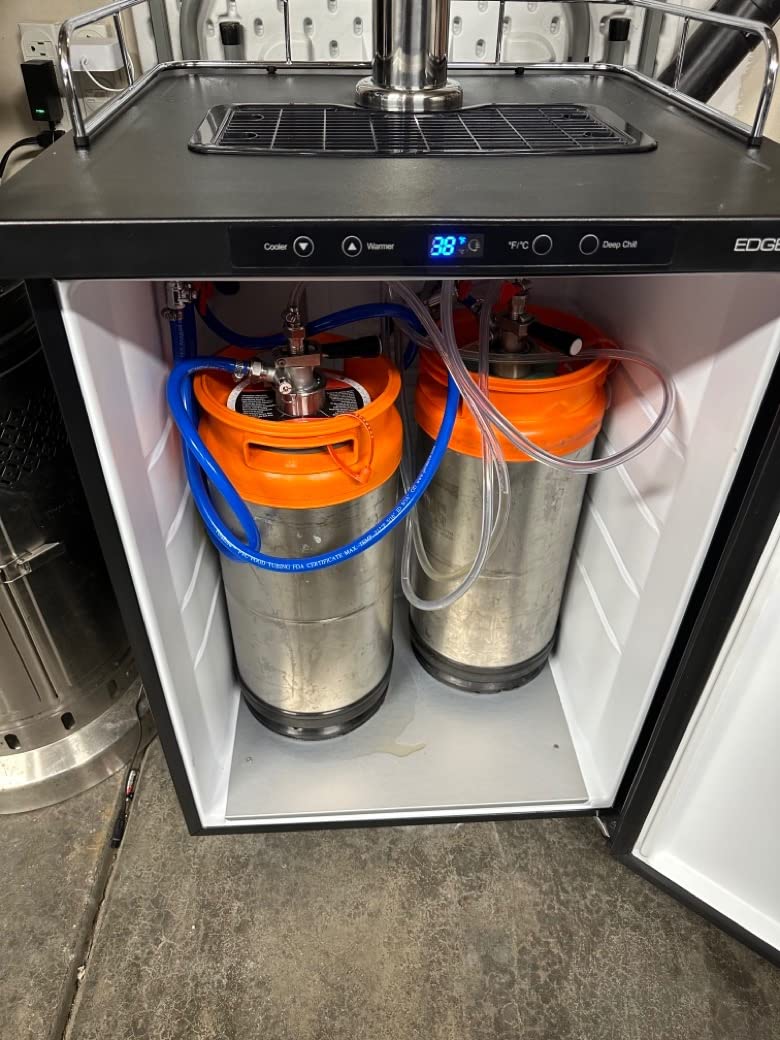 EdgeStar BR3002 24 Inch Wide Kegerator Conversion Refrigerator for Full Size Kegs with Deep Chill Mode - Black customer photo 2