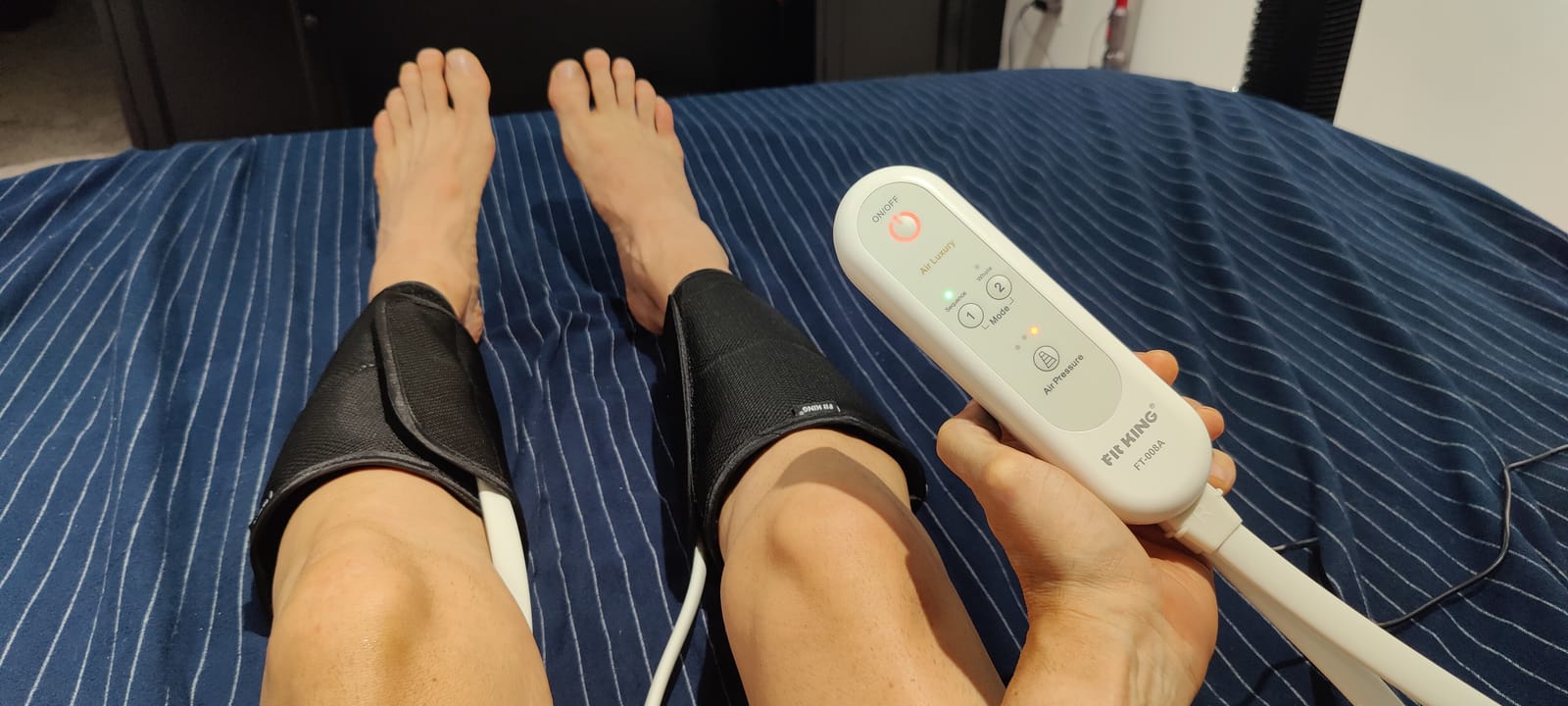 FIT KING Calf Massager, Sequential Air Compression Leg Massager customer photo 1