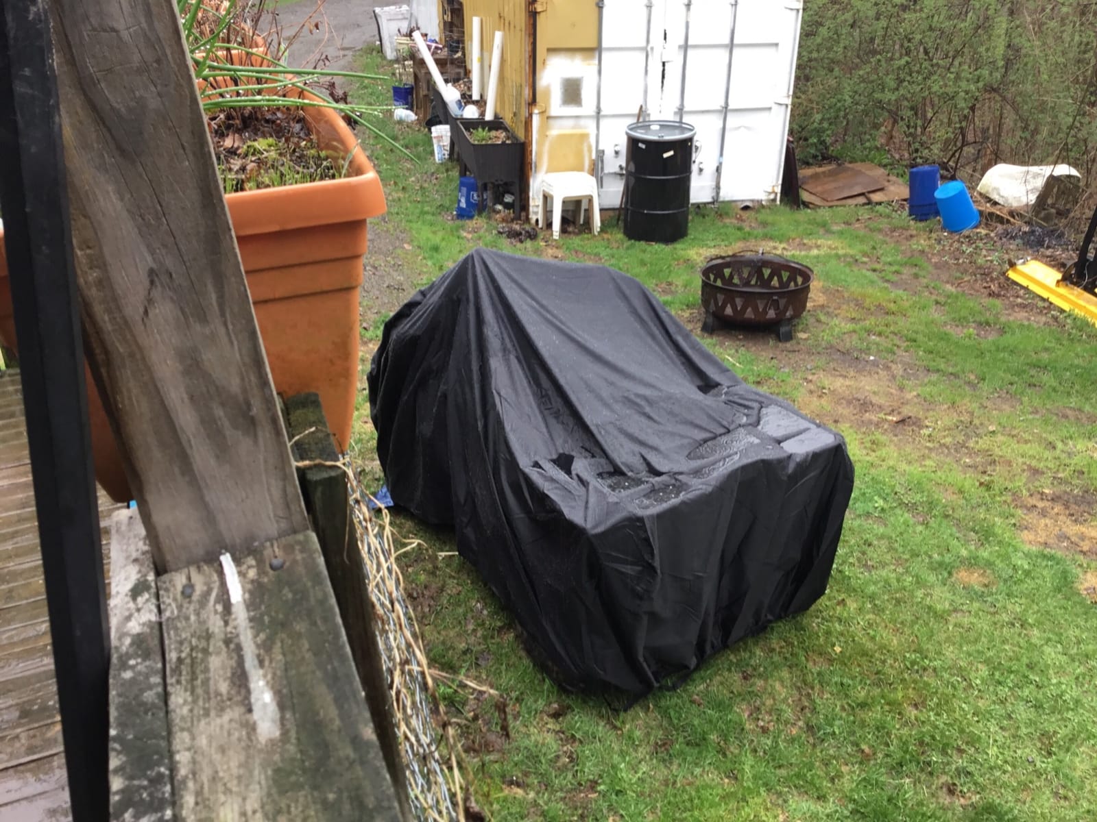 ATV Cover with Buckle Waterproof, 420D Heavy Duty Ripstop Protects 4 Wheeler from Snow Rain Sun, Outdoor Storage Quad Cover for Polaris Sportsman Yamaha Honda Kawasaki 102'' x44'' x 48'' customer photo 2