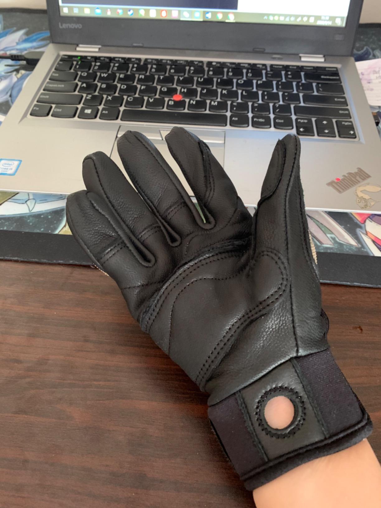 Goatskin Climbing Gloves, Rescue & Rock | Durable Grip for Rappelling, Tree, Wall, and Mountain Climbing customer photo 2