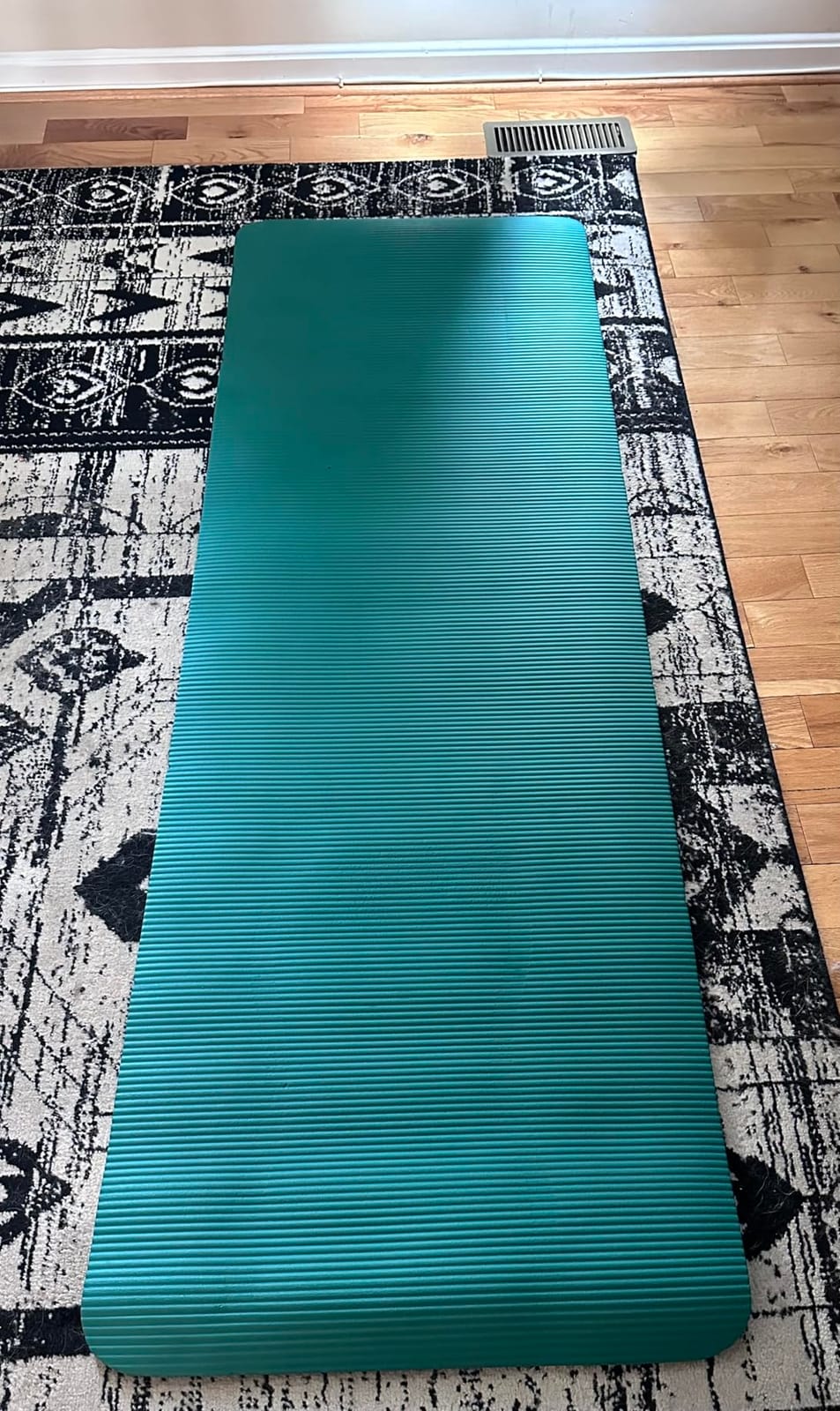Gaiam Thick Yoga Mat with Easy-Cinch Carrying Strap customer photo 2