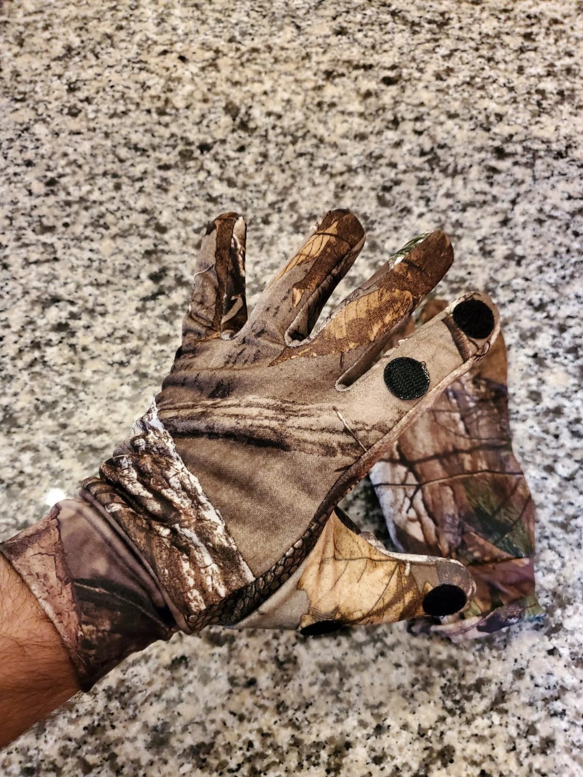 EAmber Camo Hunting Gloves Full Finger Fingerless Glove Archery Accessories customer photo 2