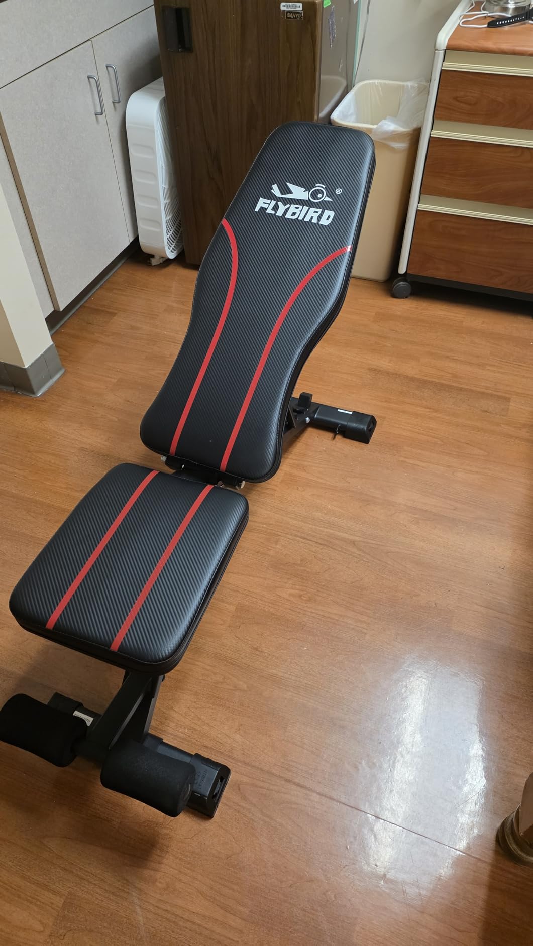 FLYBIRD WB2 Weight Bench, Utility Adjustable Weight Bench for Full Body Workout customer photo 2