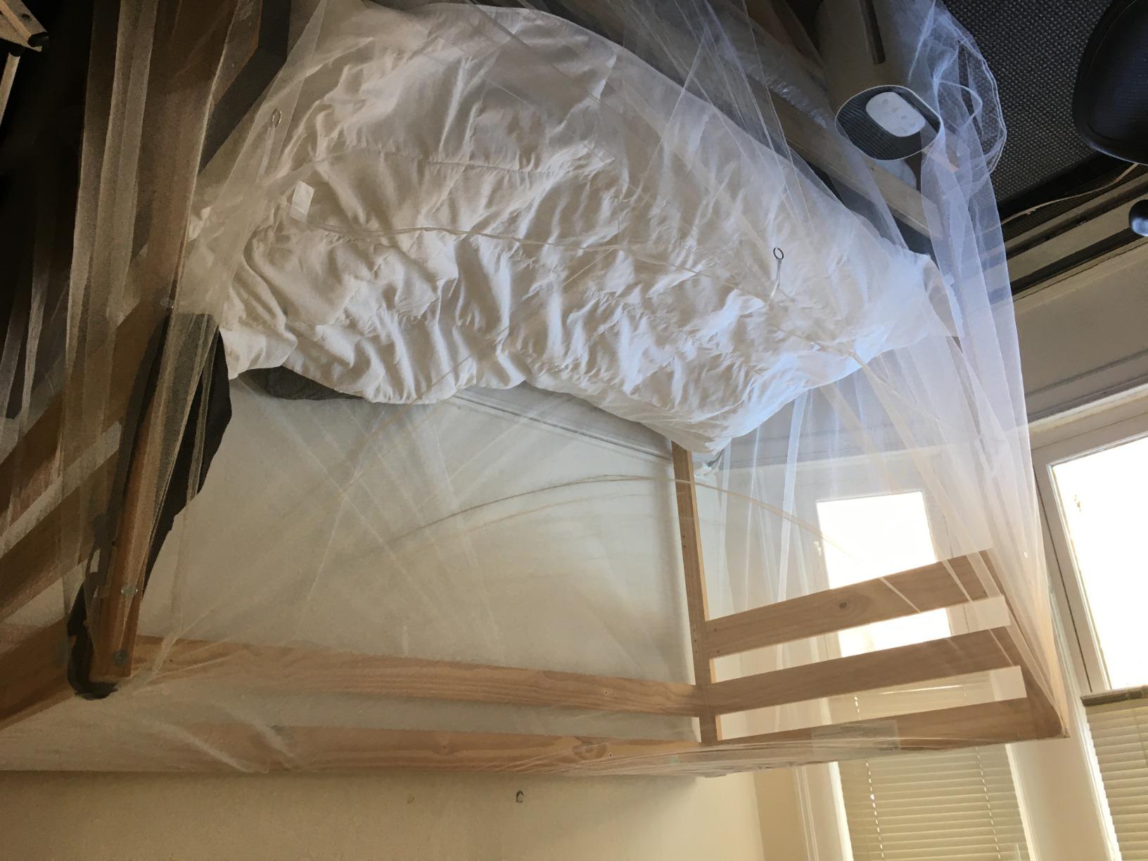 Mosquito Net for Queen & King-Size Beds - 2-Side-Opening Bed Canopy | Rectangular Shape Netting for Home & Travel - With Hanging Kit & Carry Bag customer photo 1
