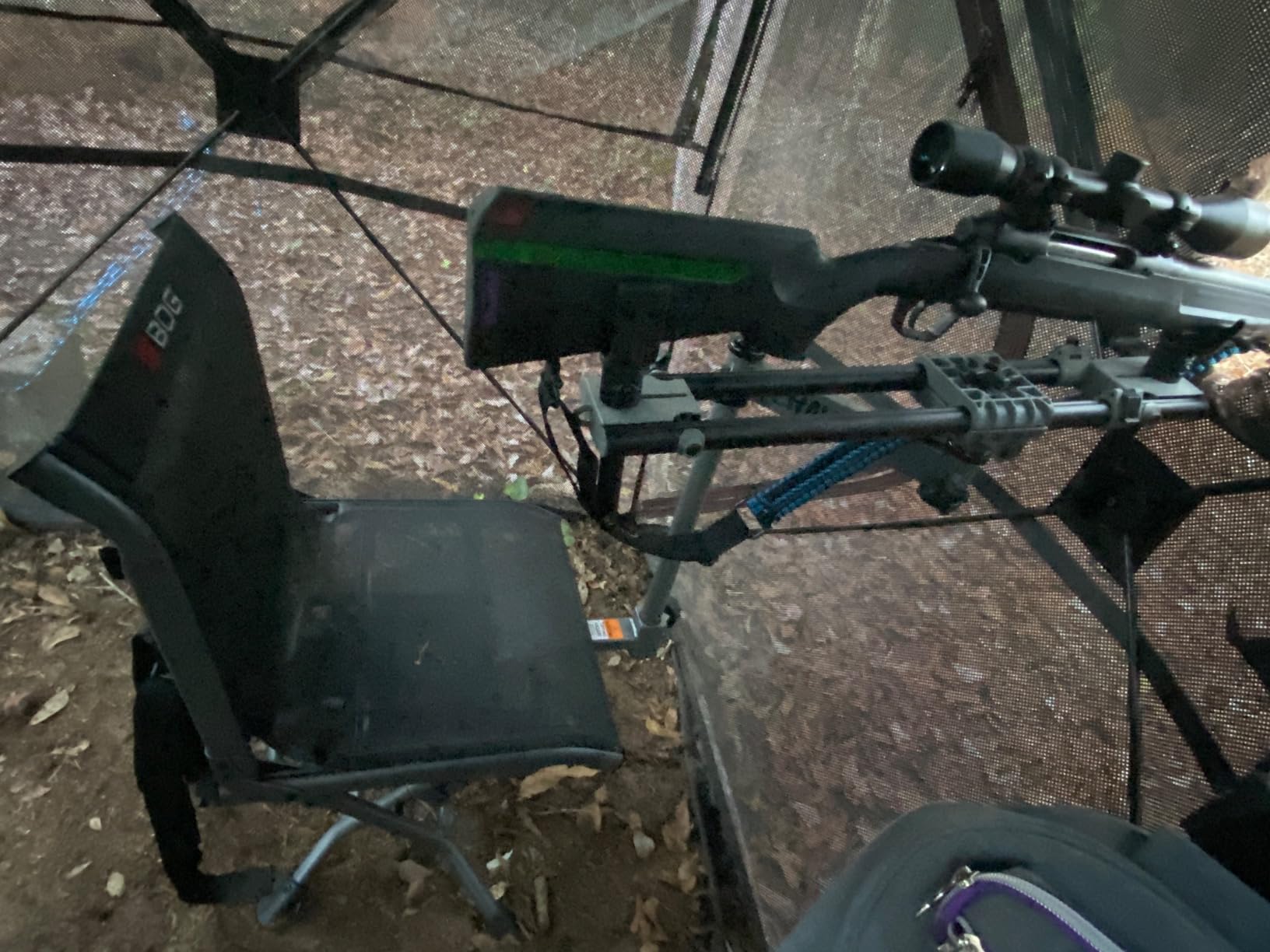BOG ChairPod Hunting Rest with Maximum Shooting Stability, Tension Knobs, Tilting Frame, Adjustable Height, Swivel Chair, Hands-Free Use, and Comfortable Design for Hunting, Shooting, and Outdoors customer photo 2