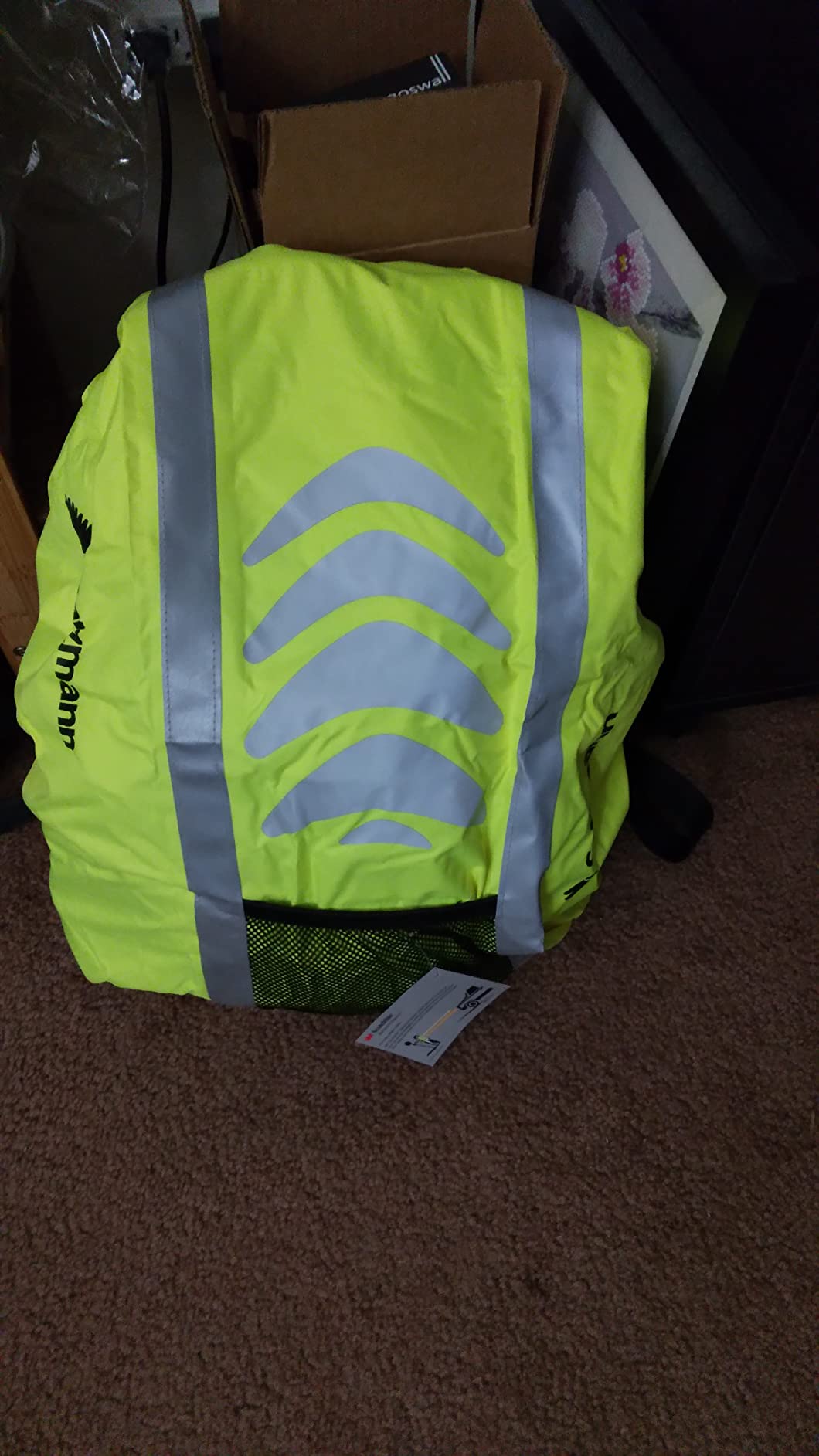 Salzmann Reflective Backpack Cover | Waterproof Hi-Vis customer photo 2