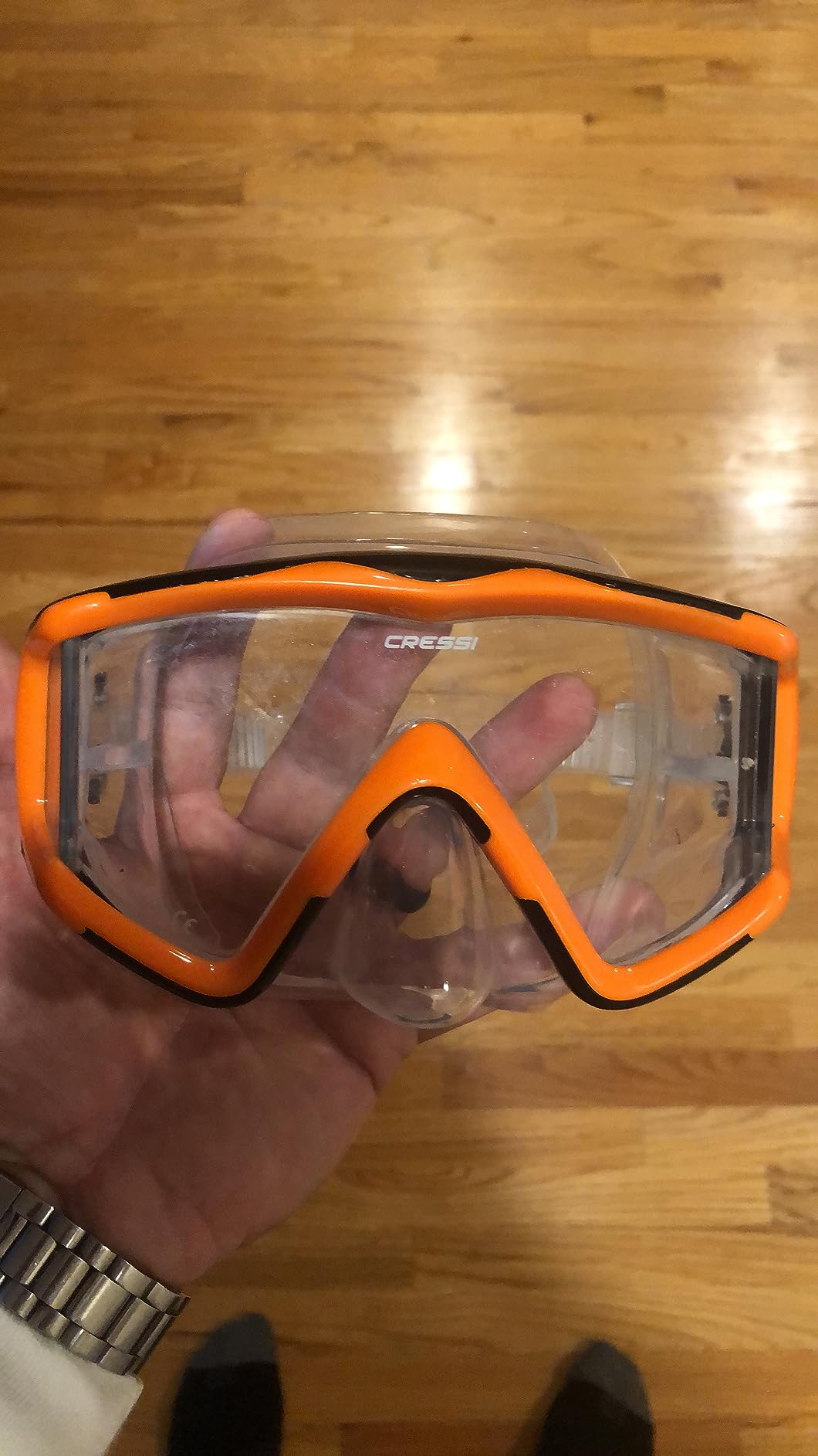 Cressi Large Wide View Mask for Scuba Diving & Snorkeling- Soft Silicone Skirt for Excellent Seal - Pano 3: Designed in Italy customer photo 1