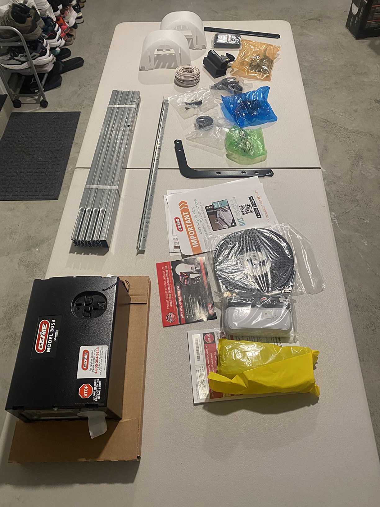 Genie QuietLift Connect WiFi Smart Garage Door Opener with Added Wireless Keypad, 3/4 HPC Smart Belt Drive, Model 3053-TKV customer photo 1