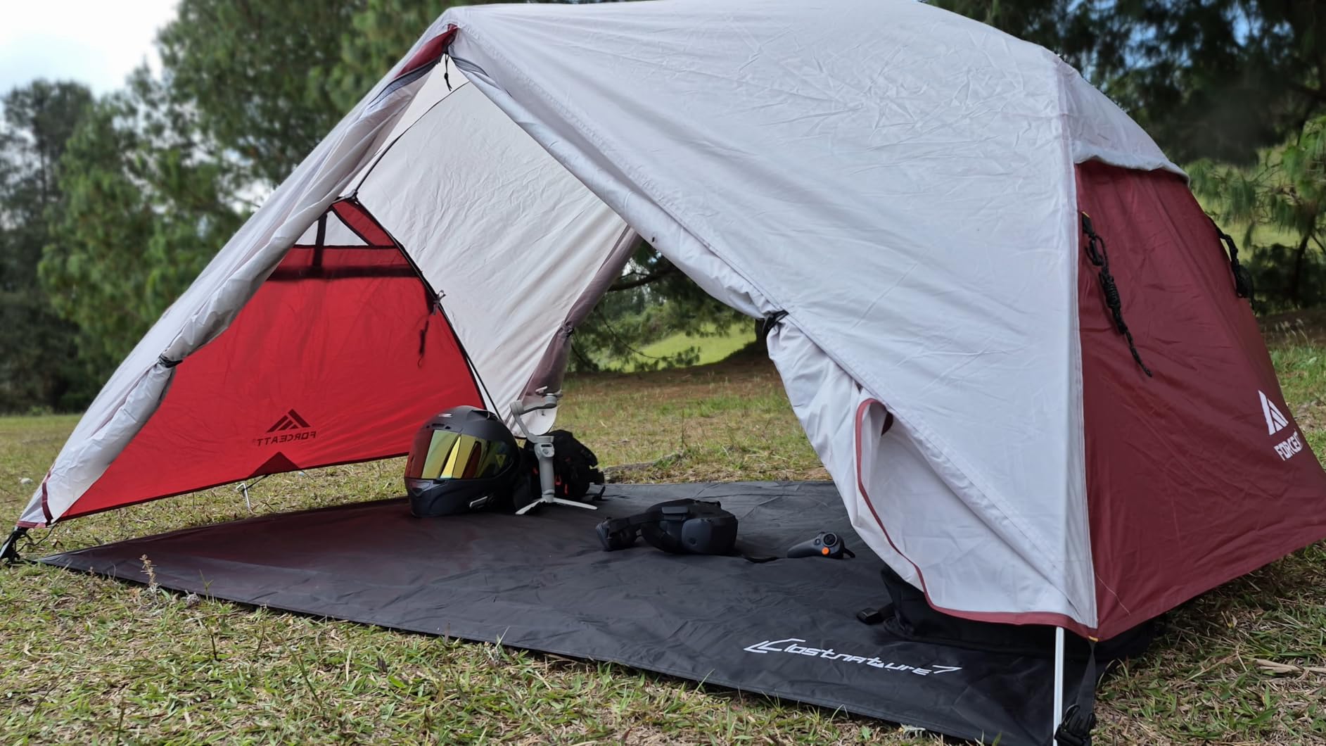 Clostnature Heavy Duty Tent Footprint Floor Saver, Camping Tarp, 210T Polyester, Waterproof, Ultralight customer photo 2