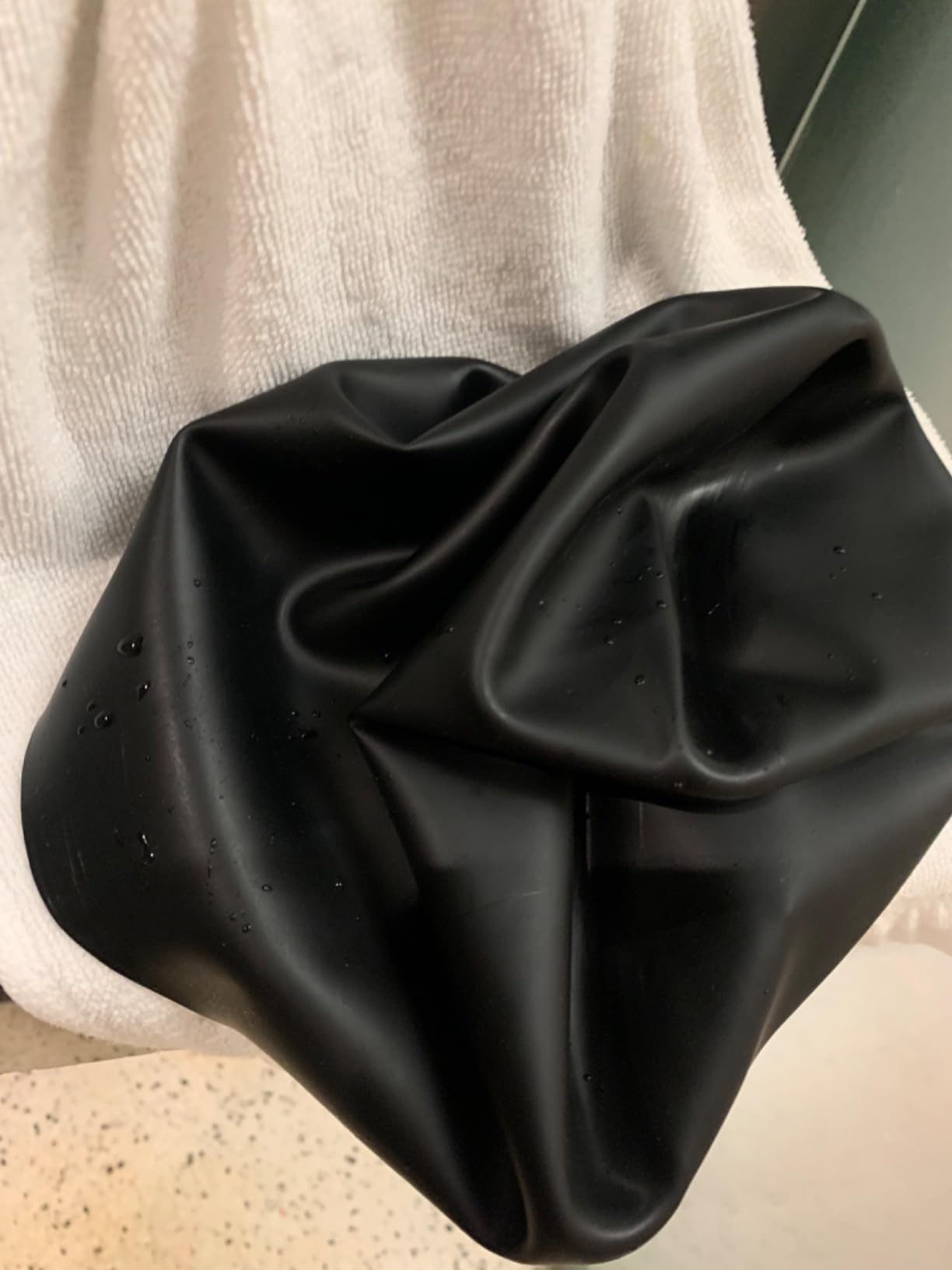 SOUL CAP - Large Swimming Cap for Long Hair - Designed for Long Hair, Dreadlocks, Weaves, Hair Extensions, Braids, Curls & Afros - Women & Men - Silicone customer photo 2
