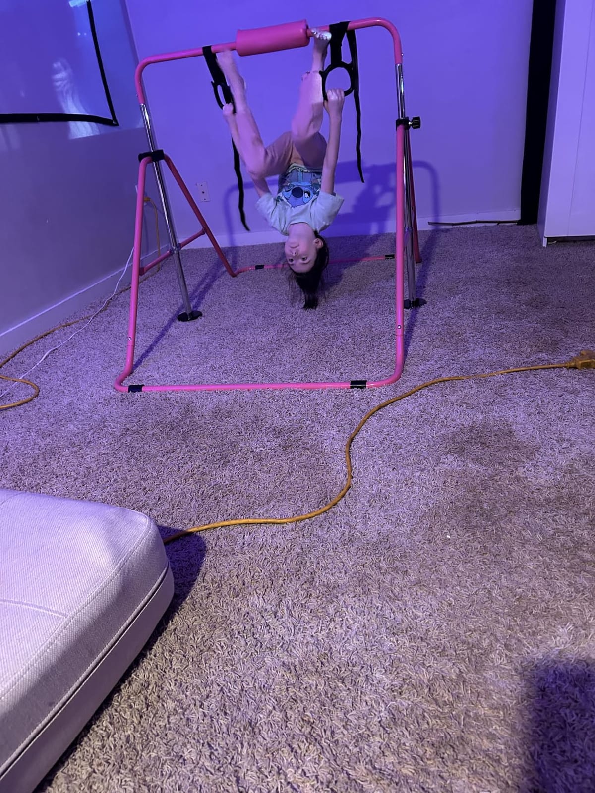 Tepemccu Gymnastics Bars, Adjustable Gymnastic Horizontal Bars for Kids | 5-Height Adjustable 34.8