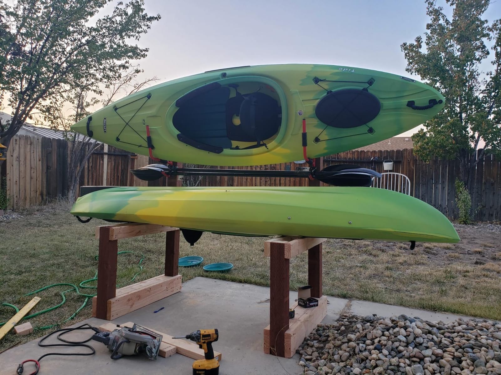 Kohree 600D Kayak Cover Waterproof, Kayak Covers for Outdoor Storage, Heavy Duty UV Protection Paddle Board Covers SUP Canoe Cover, 11.8-13.1ft customer photo 2