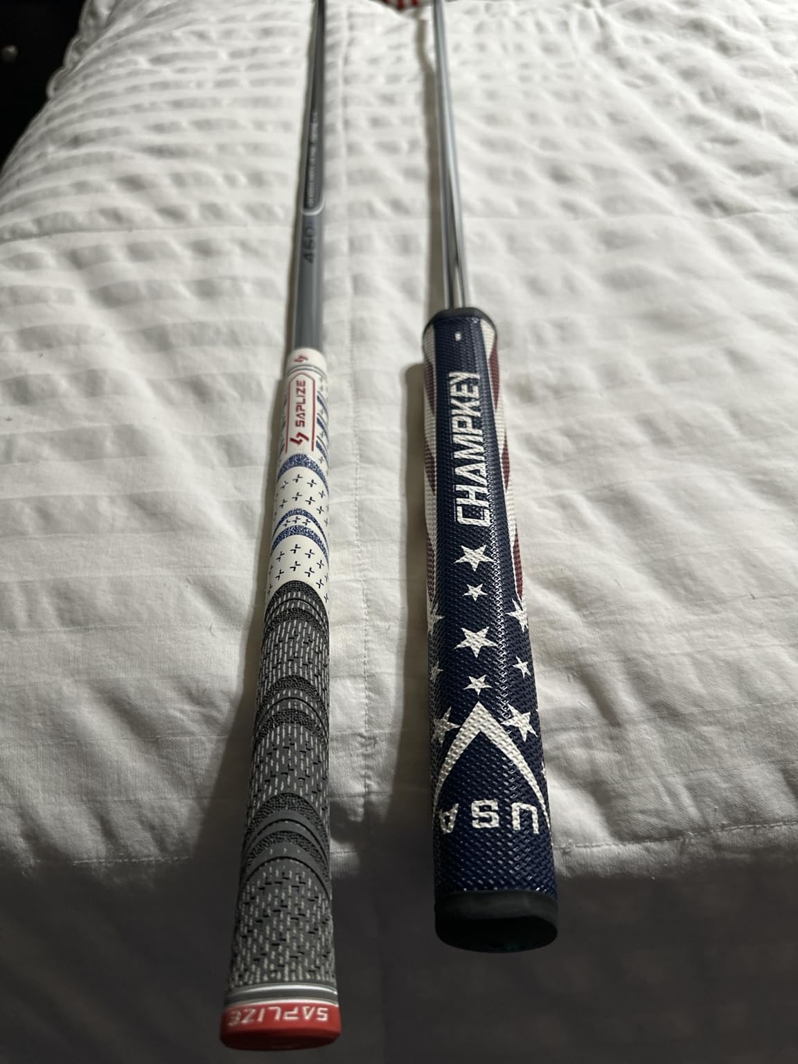 SAPLIZE Cross Cord Golf Grips Set of 13 Grips with Tape or Full Regripping Kit, Std/Mid/Jumbo, Low Taper Design, Multi-compound Hybrid, Anti-Slip Golf Club Grips, T30 Flow Series customer photo 2