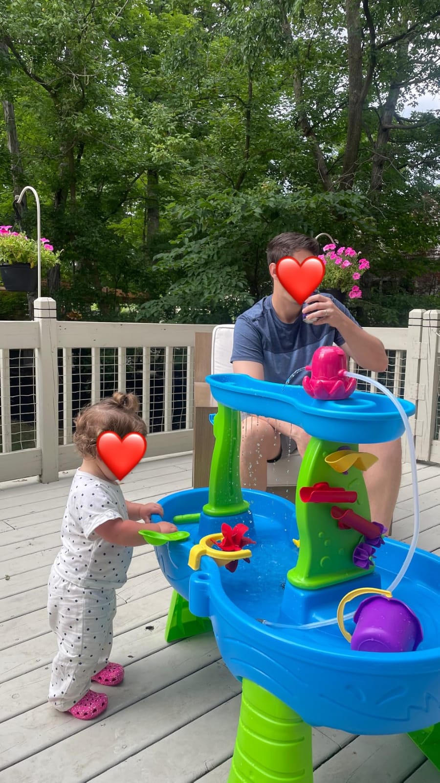 Step2 Tropical Rainforest Water Table for Kids, Toddler Outdoor Sensory Play Table, 13 Accessories, Ages 18 Months+ customer photo 2