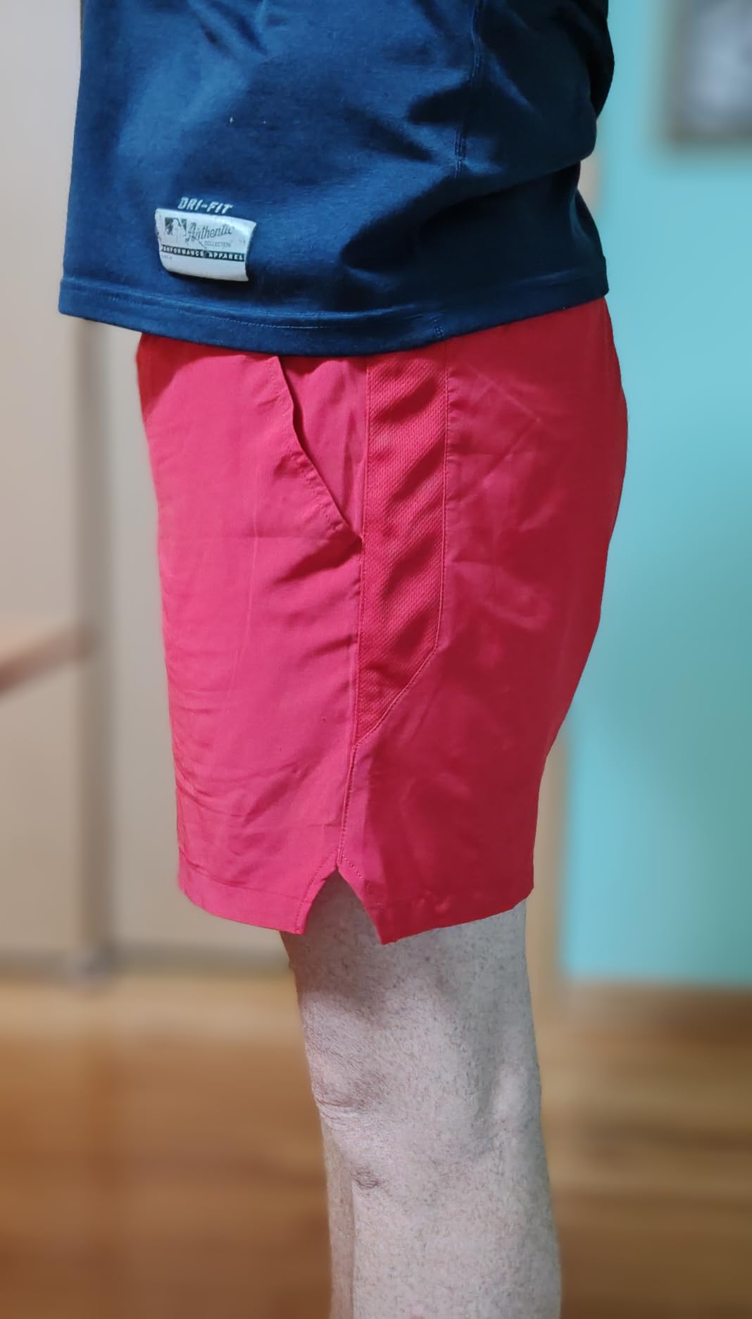 MIER Men's 5 Inch Inseam Running Shorts, Quick-Dry with Pockets | Workout, Athletic, Lightweight Breathable Fabric, Soft Elastic Waist, Inner Drawstring, Side Split, Machine Washable customer photo 1