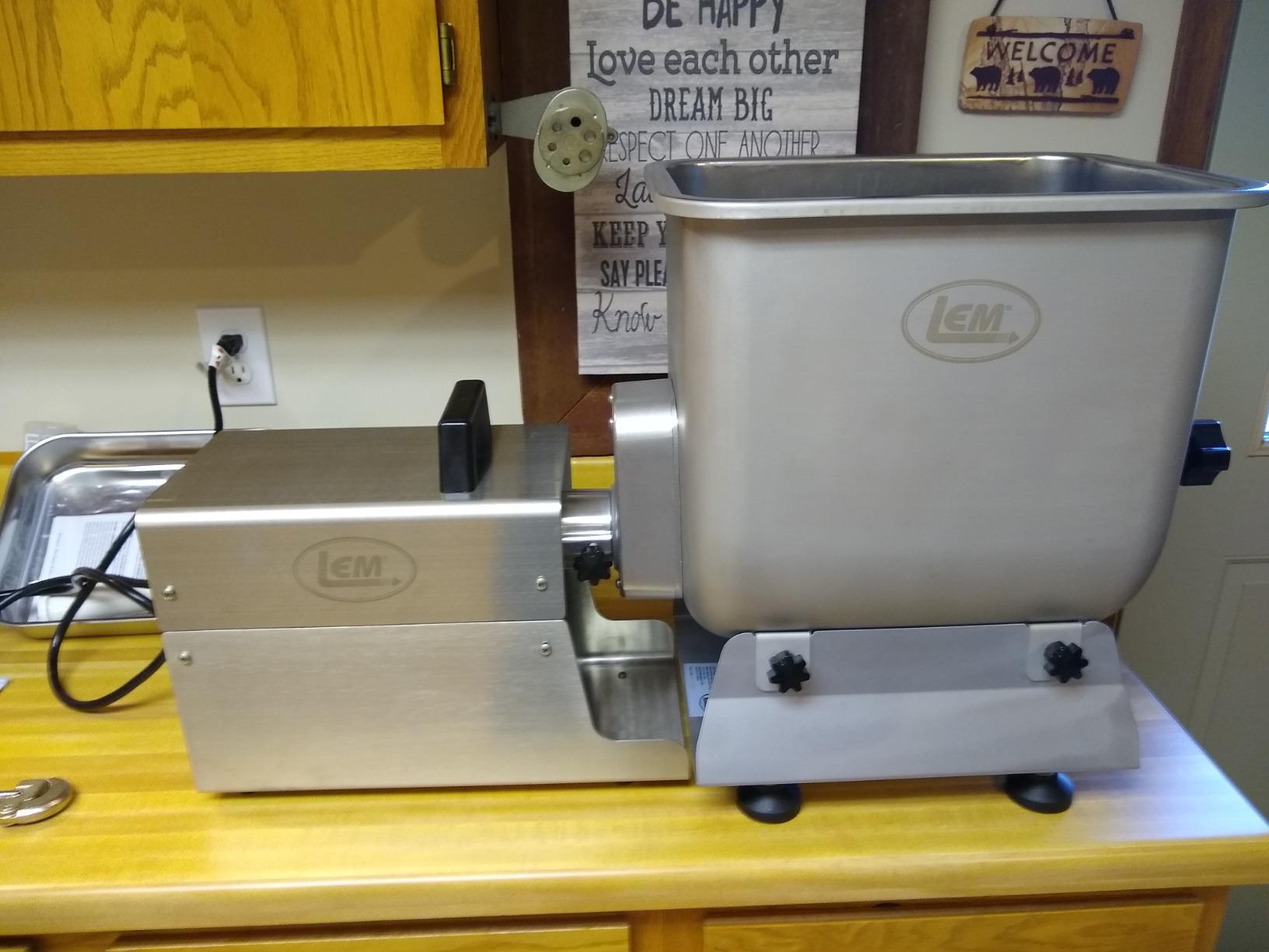 LEM Products BigBite 50 Pound Capacity Fixed Position Meat Mixer | Made of Stainless Steel (Motor or Grinder Not Included) customer photo 1