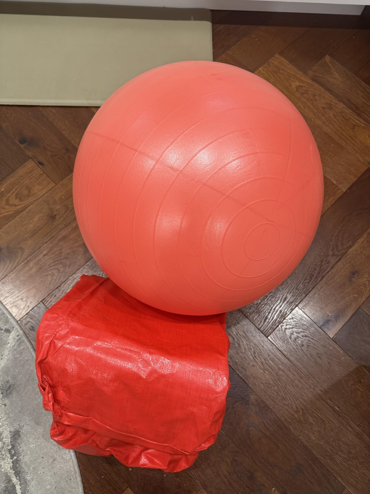 Fitvids Anti-Burst and Slip Resistant Exercise Ball Yoga Ball Fitness Ball Birthing Ball with Quick Pump customer photo 1
