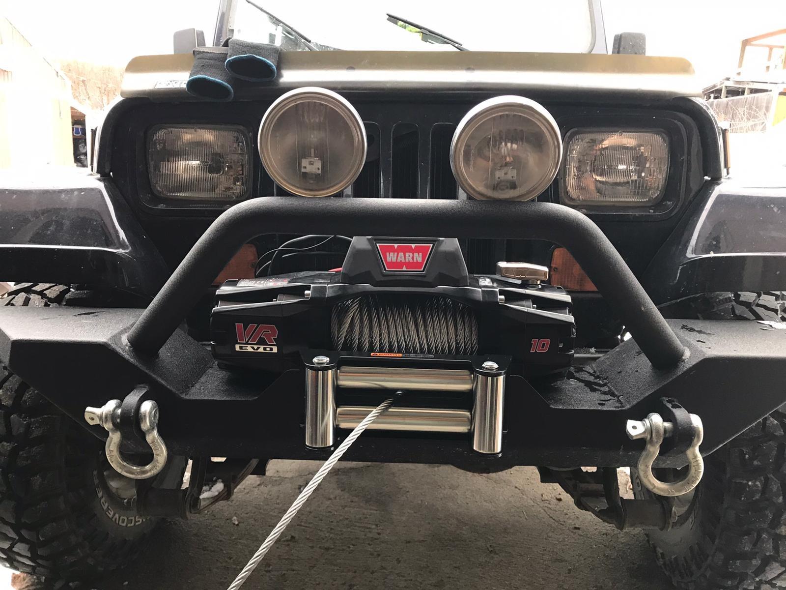 WARN VR EVO 10 Standard Duty 12V DC Electric Winch for 1/2-Ton Pickups | 10,000 lb Line Pull, 90 ft Steel Cable with Roller Fairlead, Relocatable Control Pack, Jeeps and larger SUVs customer photo 1