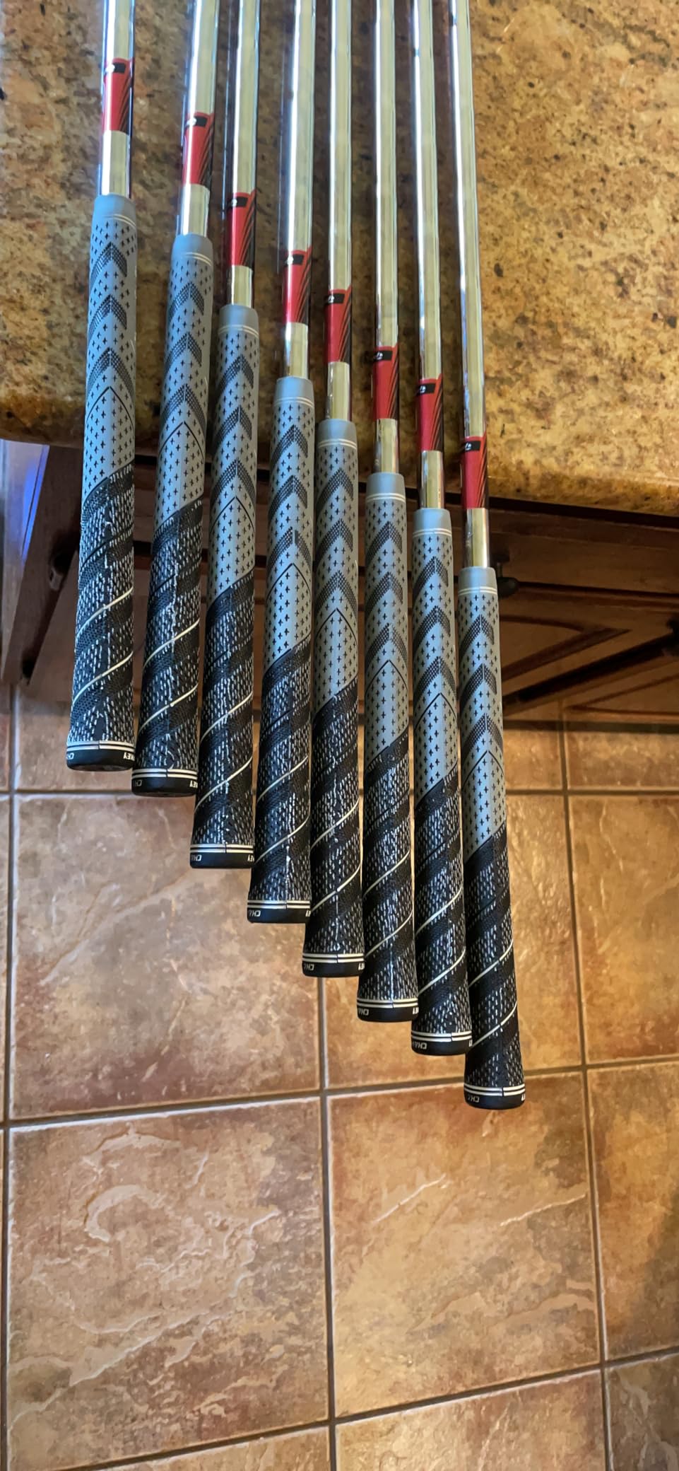 CHAMPKEY Golf Grips 13 Pack | Come with Solvent,15 Tapes,Vise Clamp and Hook Blade | All Weather Control and High Feedback Golf Club Grips customer photo 1