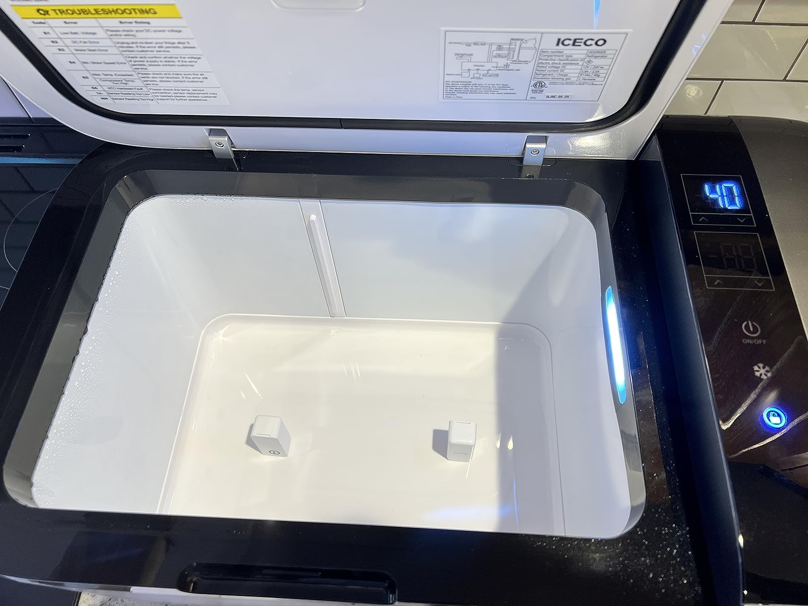 ICECO GO20 Dual Zone 12V Refrigerator with SECOP Compressor, 21 Quart customer photo 2
