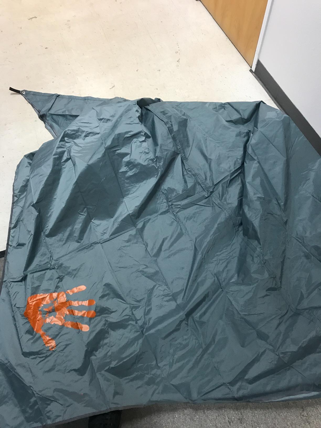 Rain Fly 12x10 Lightweight Survival Camping Tarp; 100% Waterproof; Makes a Great Backpacking Tarp or Hammock Shelter; Comes in Multiple Colors, Survival Bracelet Included; OD-Green customer photo 1