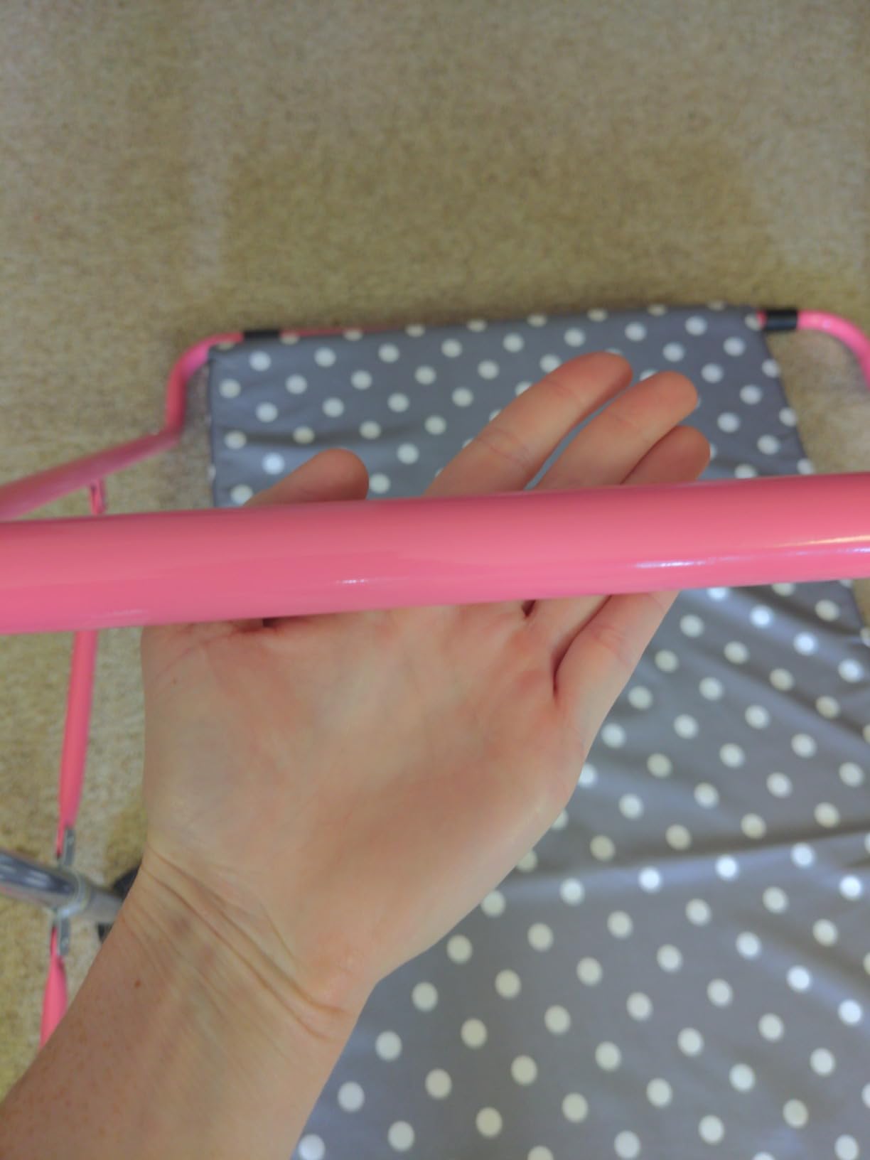 Safly Fun Foldable Gymnastics Bar for Kids, Adjustable 35