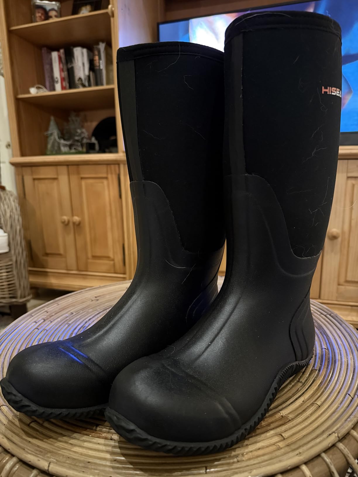 Women's Rain Boots Waterproof Insulated Neoprene Rubber Mud Boots customer photo 1