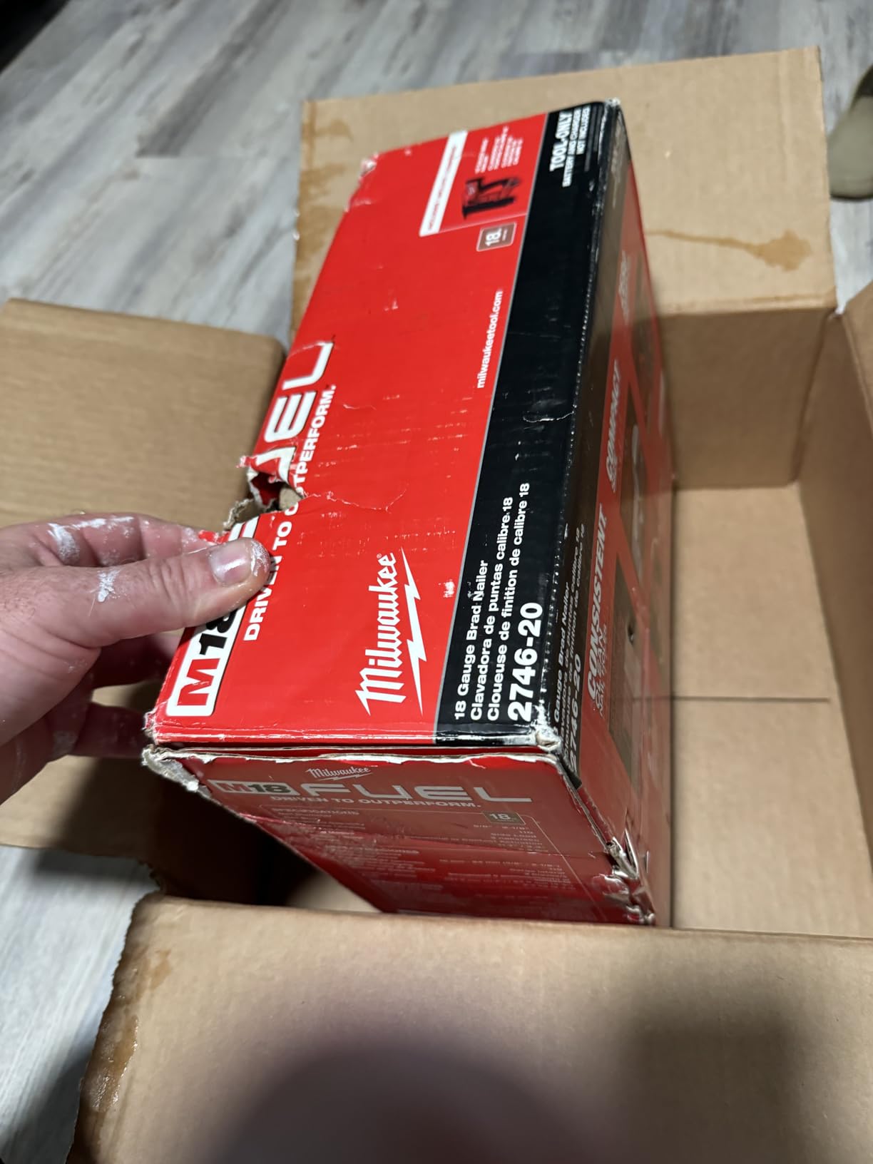 Milwaukee Electric - M18 Fuel 18 Gauge Brad Nailer customer photo 1