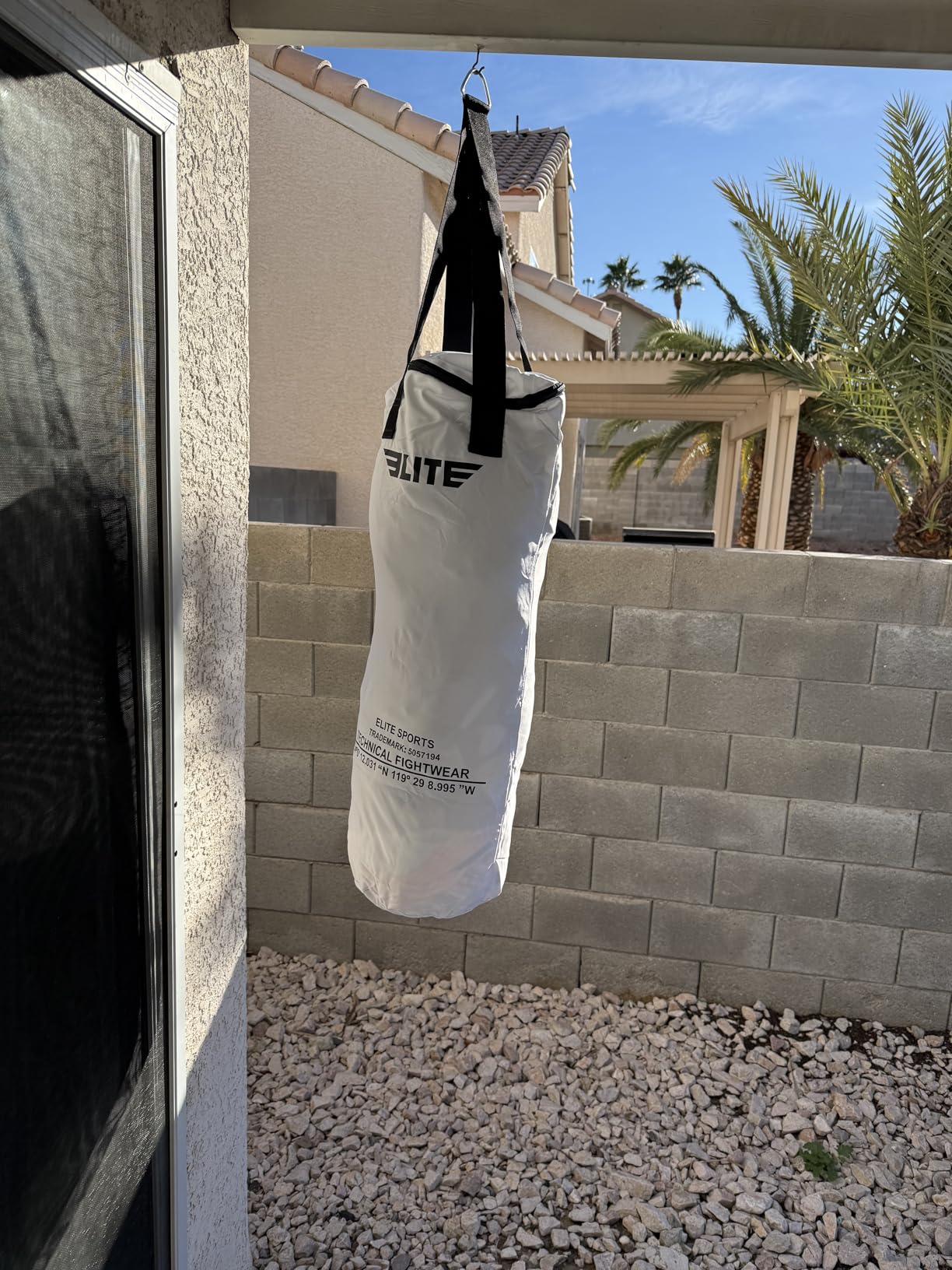 Elite Sports Boxing Bag 4 FT - Heavy Duty Canvas Punching Bag with Straps for Boxing, Training, MMA, Muay Thai, Kickboxing, Martial Arts & Fitness - UNFILLED Heavy Bag customer photo 1