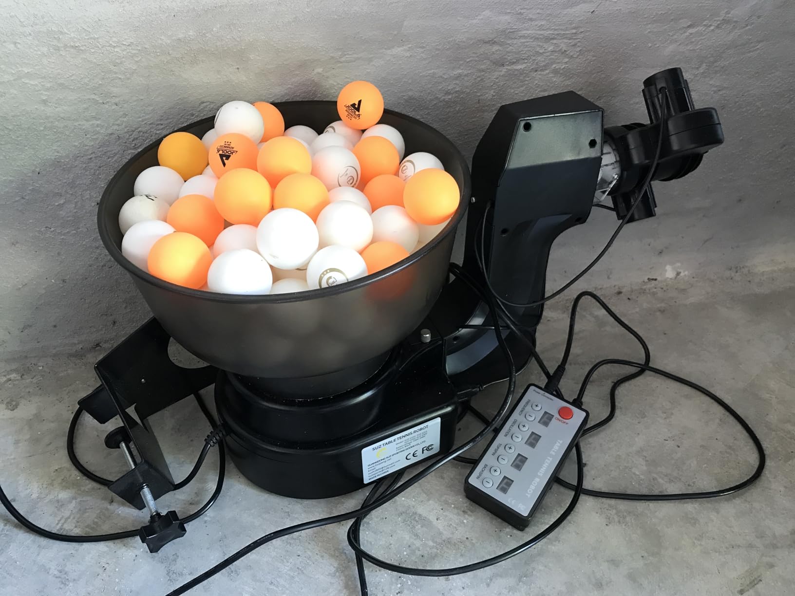 Suz S101 Ping Pong Machine with 100balls for Solo Training & Coaching customer photo 1