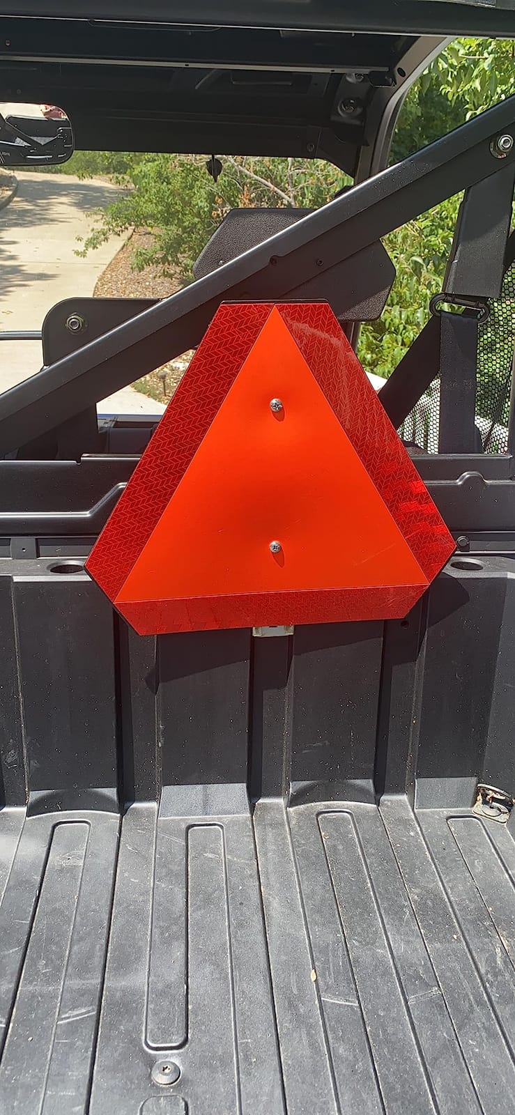 Slow Moving Vehicle Safety Sign,Slow Moving Vehicle Triangle Sign,Plastic 14