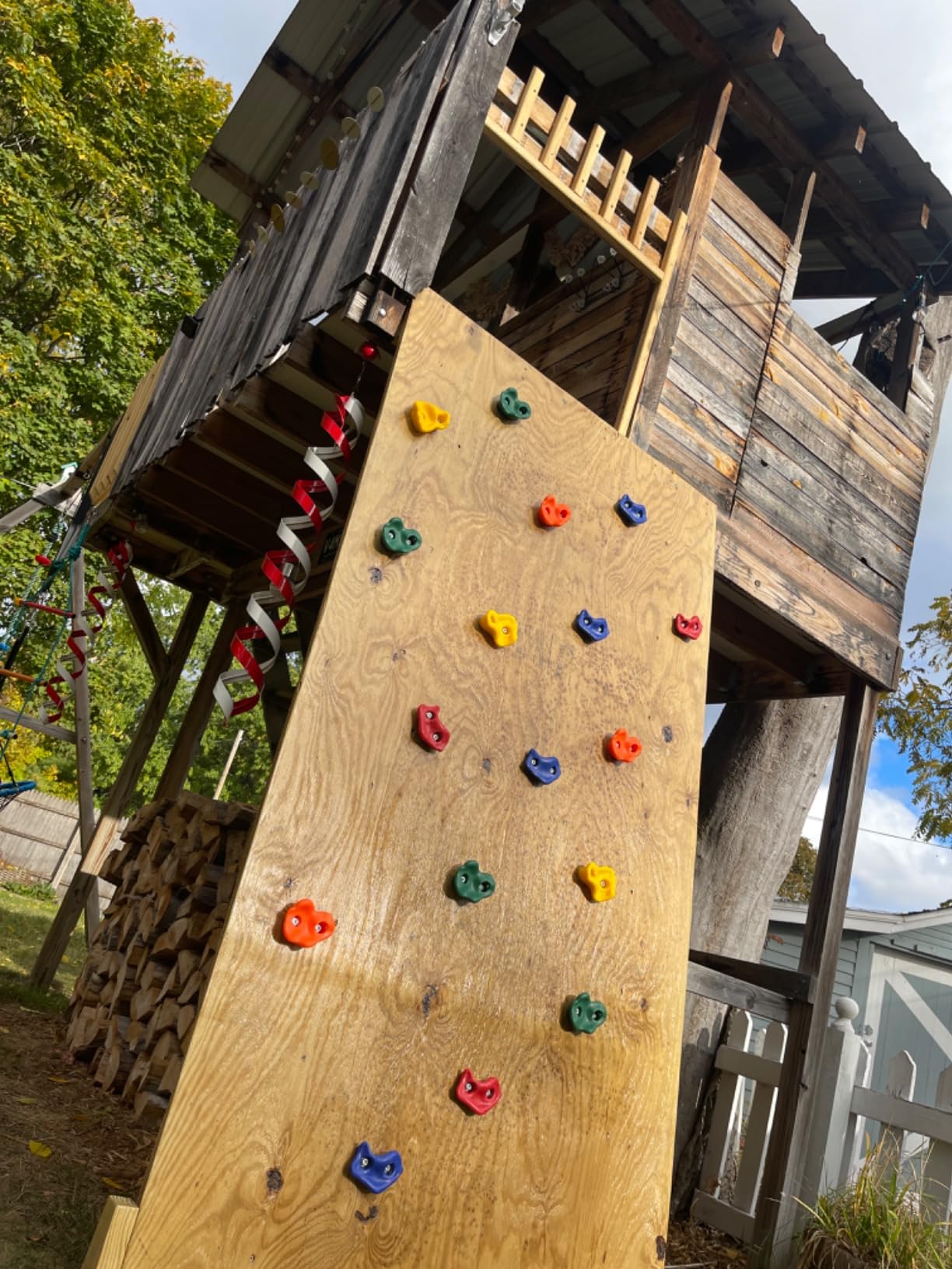 SSBRIGHT Sets of 25 Multi-Colored Kids & Adults Large Rock Climbing Holds, DIY Climbing Wall Grip Kits Holds up to 440lbs with Secure Mounting Hardware customer photo 2
