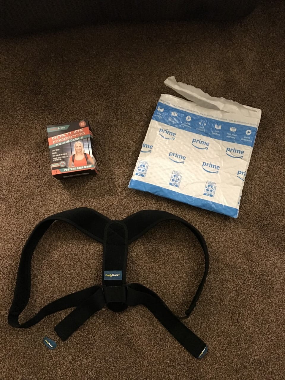 ComfyBrace Posture Corrector for Men and Women, Back Brace Straightener | Breathable adjustable posture brace, shoulder brace straps and upper back support for neck hump, hunchback, clavicle pain customer photo 2