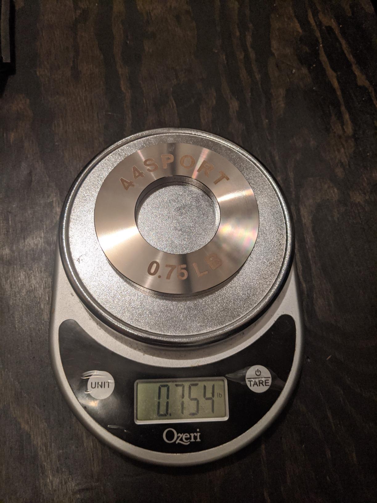 44LLC 44SPORT Olympic Fractional Steel Plates -Pair of 1/4, 1/2, 3/4, 1 lb Weights (8 Total) customer photo 1